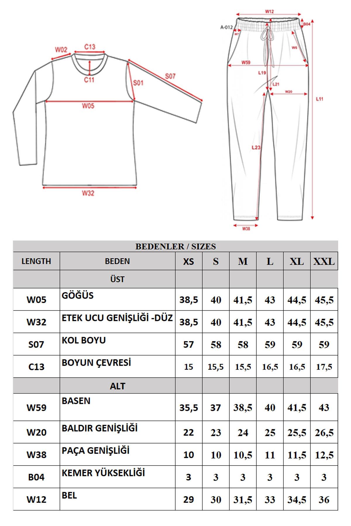 Kadın Uzun Kol Bisiklet Yaka Termal Takım 405152 Kahverengi