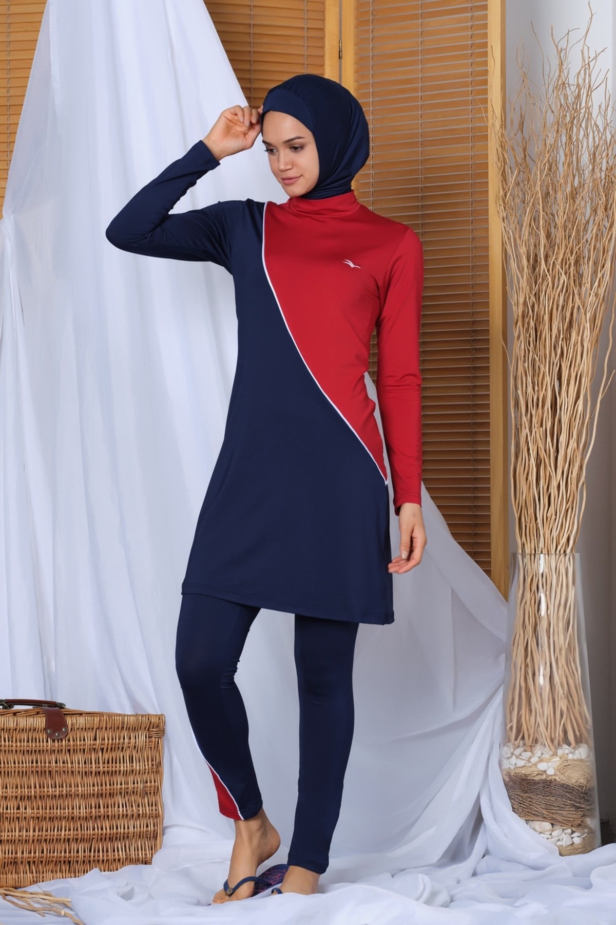 Women Women Covered Swimsuit 20128
