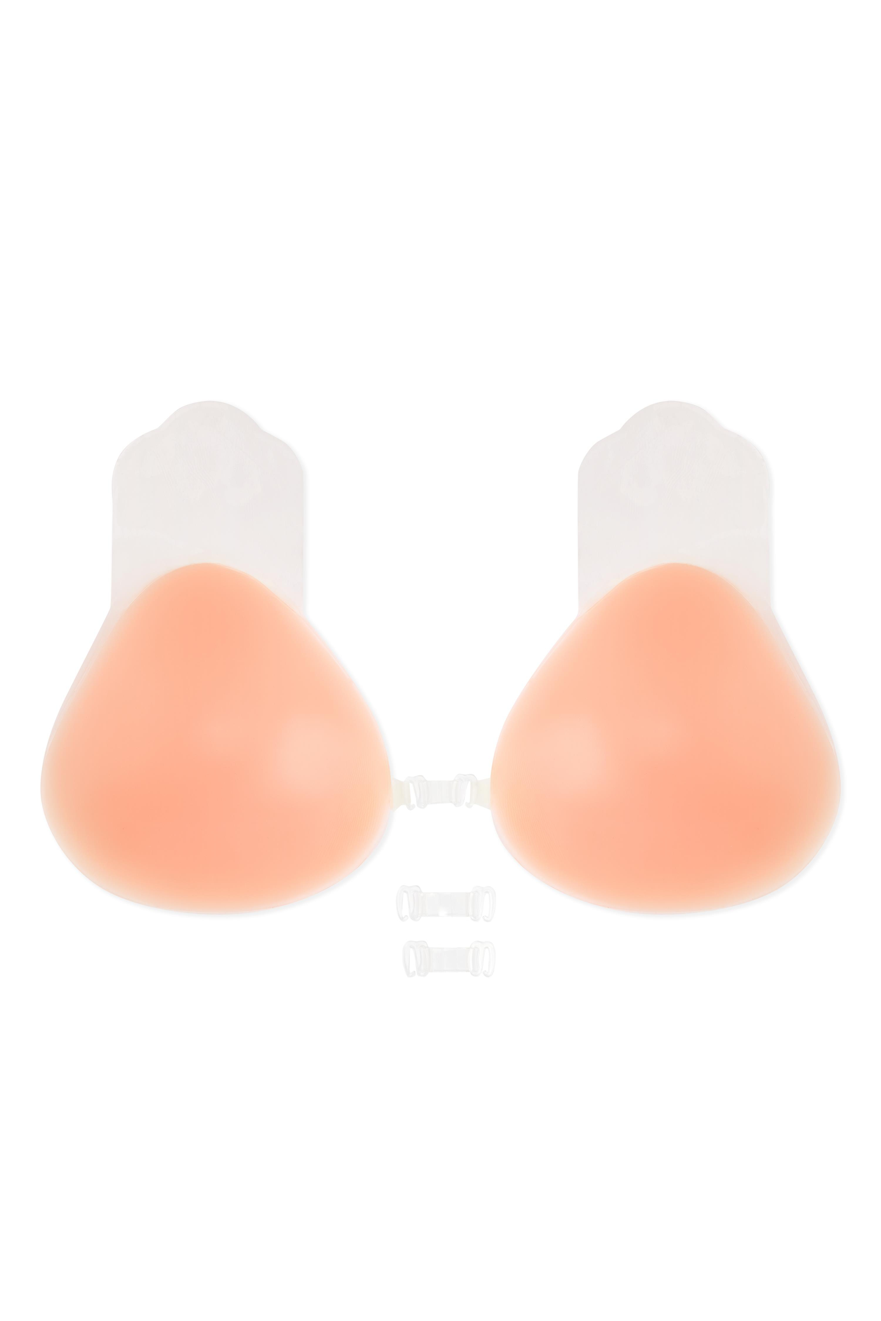 Kopçalı Silikon Göğüs Ucu Kapatıcı ve Göğüs Dikleştirici 7232 Ten