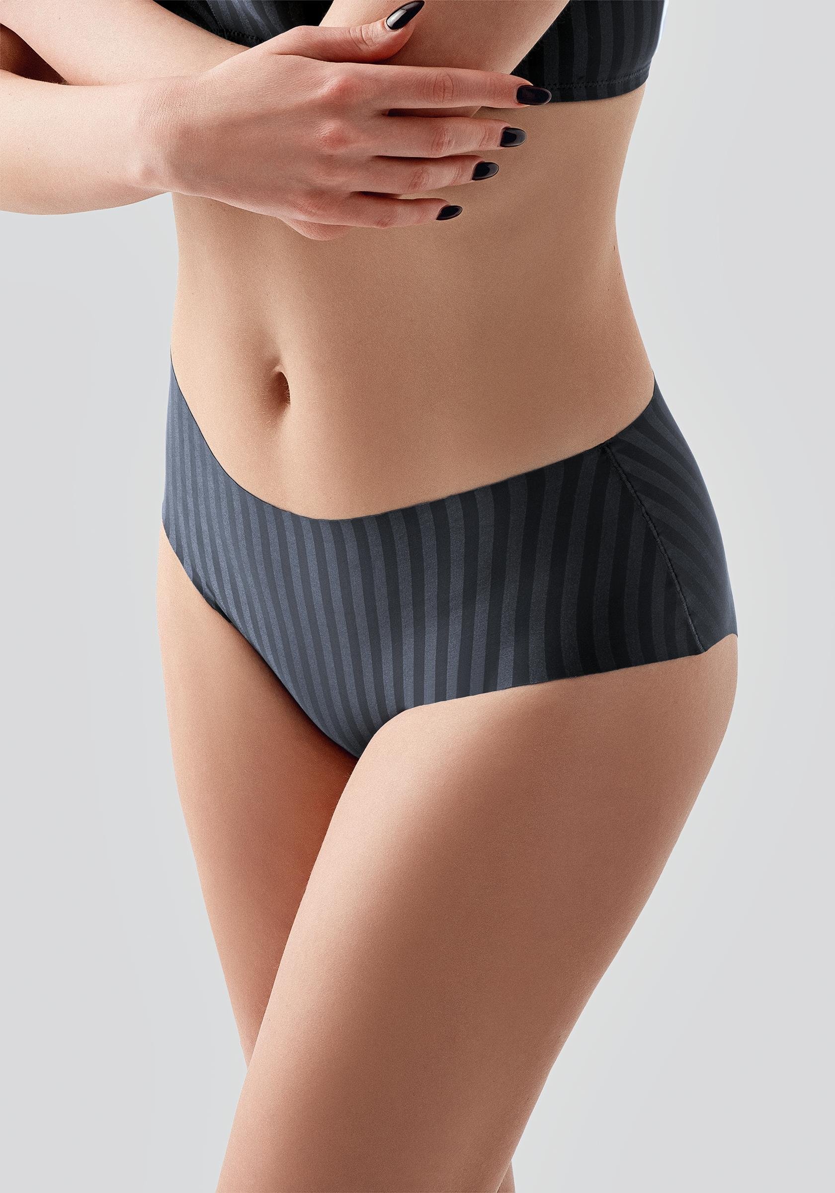 Lazer Kesim Dikişsiz Hipster Külot C19212 Antrasit