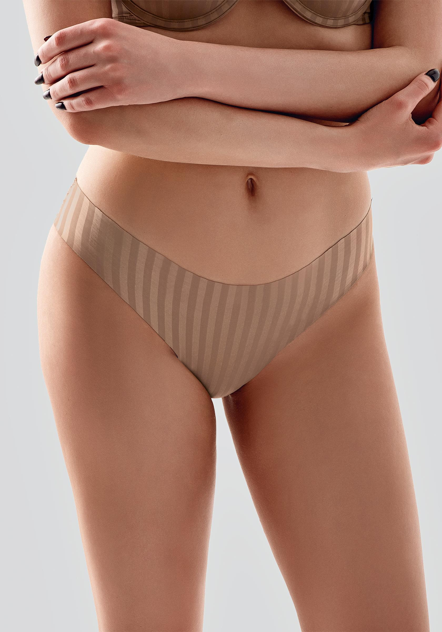 Lazer Kesim Dikişsiz Slip Külot C19213 Cappucino