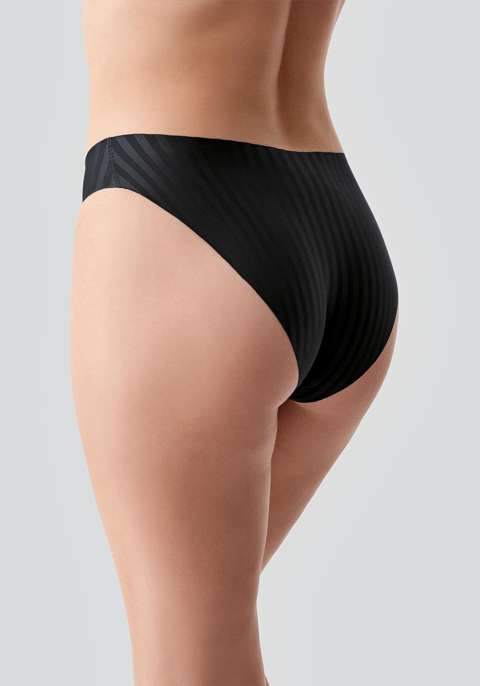 Lazer Kesim Dikişsiz Slip Külot C19213 Siyah