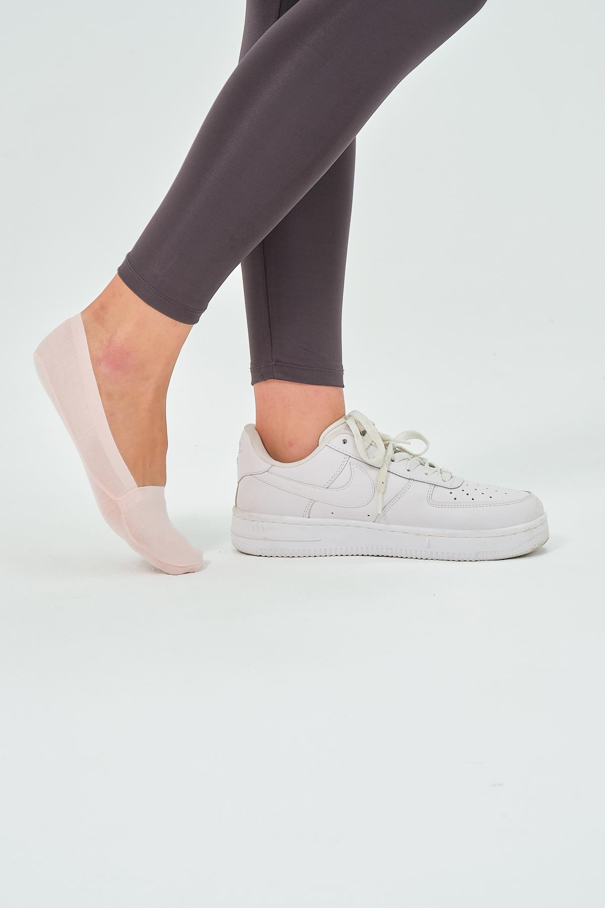 Lazer Penye Babet Çorap Pembe