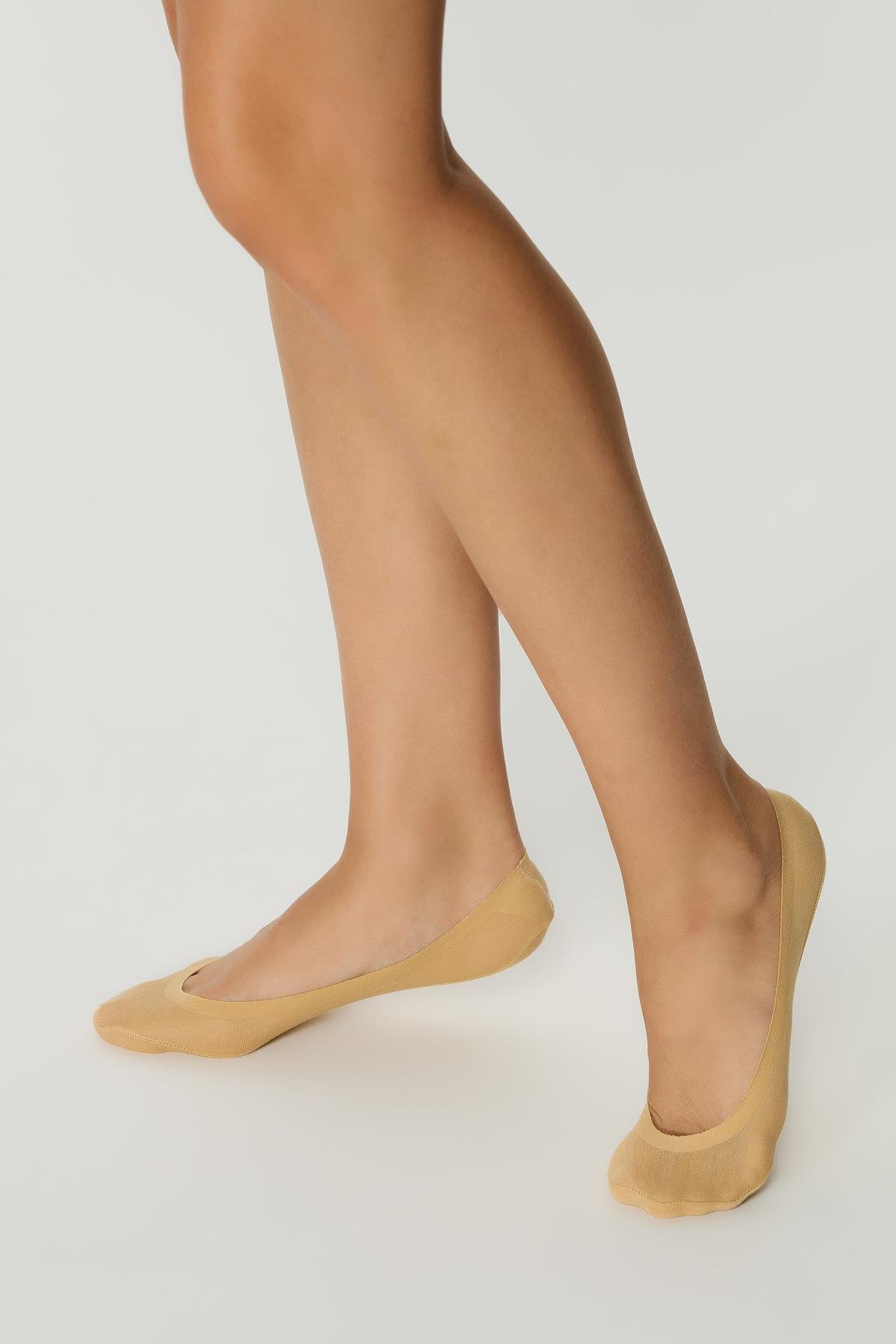 Lazer Penye Babet Çorap Ten