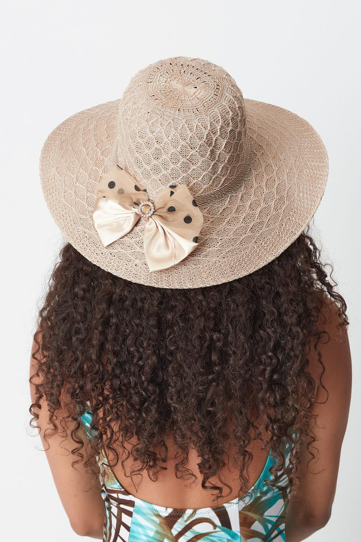 Merserize Plaj Şapkası T24740-04 Naturel