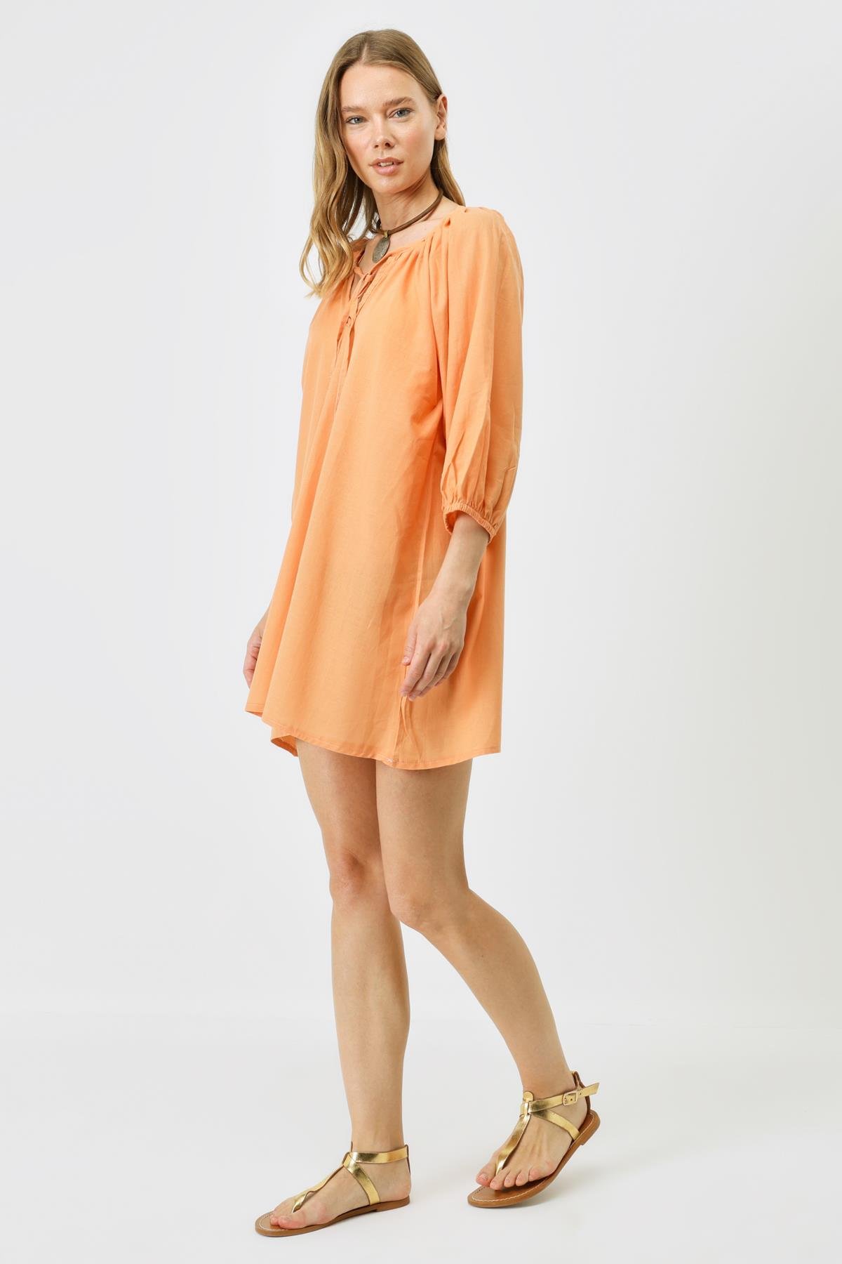 Pareo Plaj Elbisesi 22327 Kavun İçi