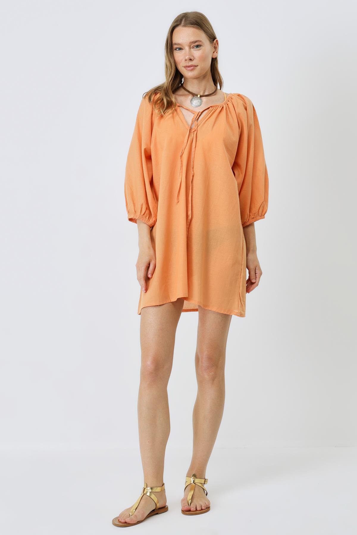 Pareo Plaj Elbisesi 22327 Kavun İçi