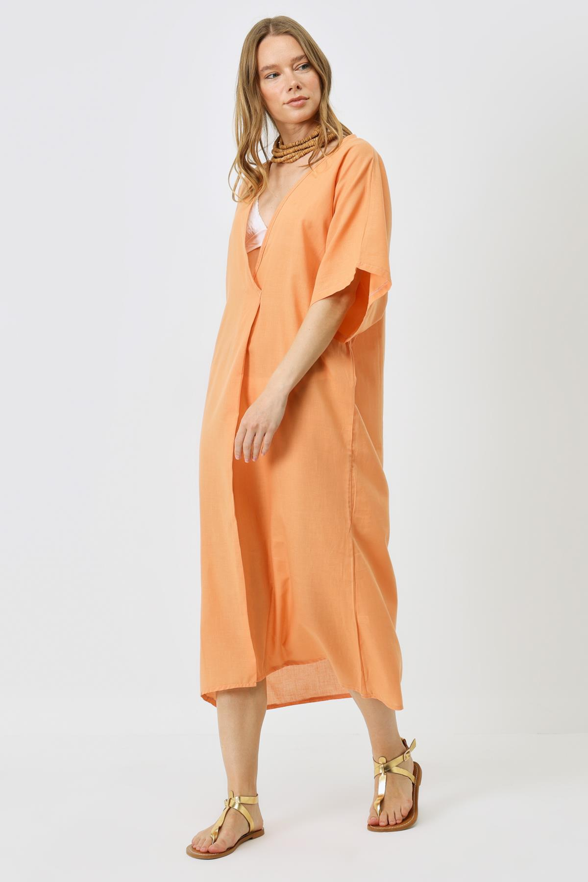 Pareo Plaj Elbisesi 22328 Kavun İçi