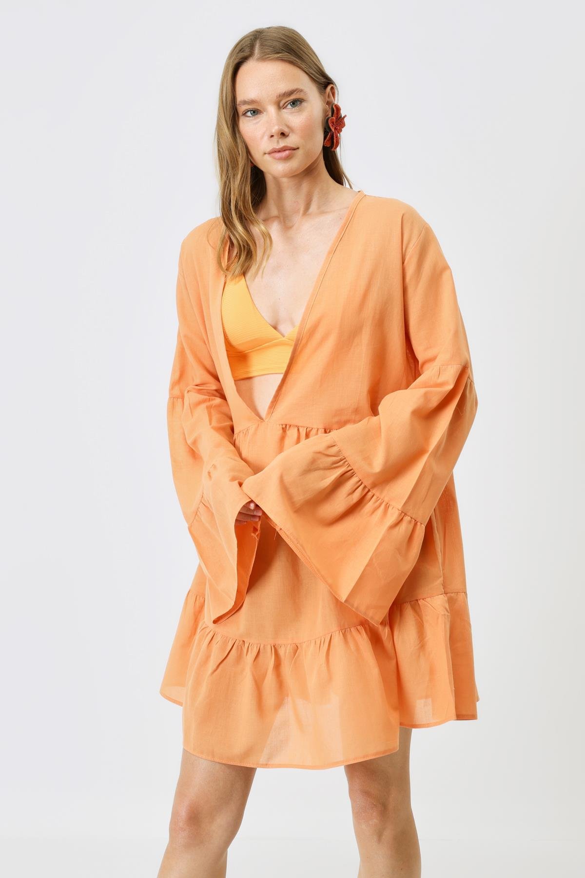 Pareo Plaj Elbisesi 22329 Kavun İçi