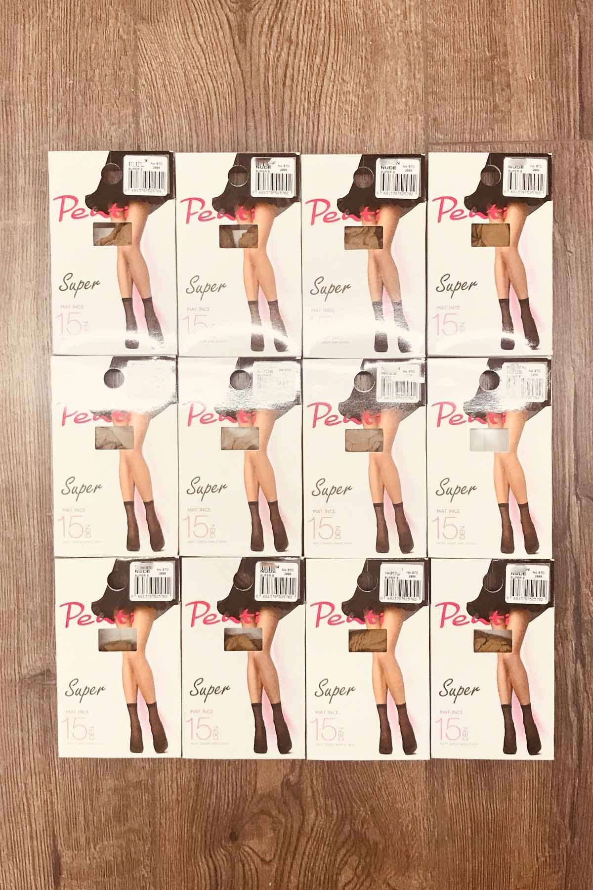 Penti Süper 12'li Soket Çorap Ten