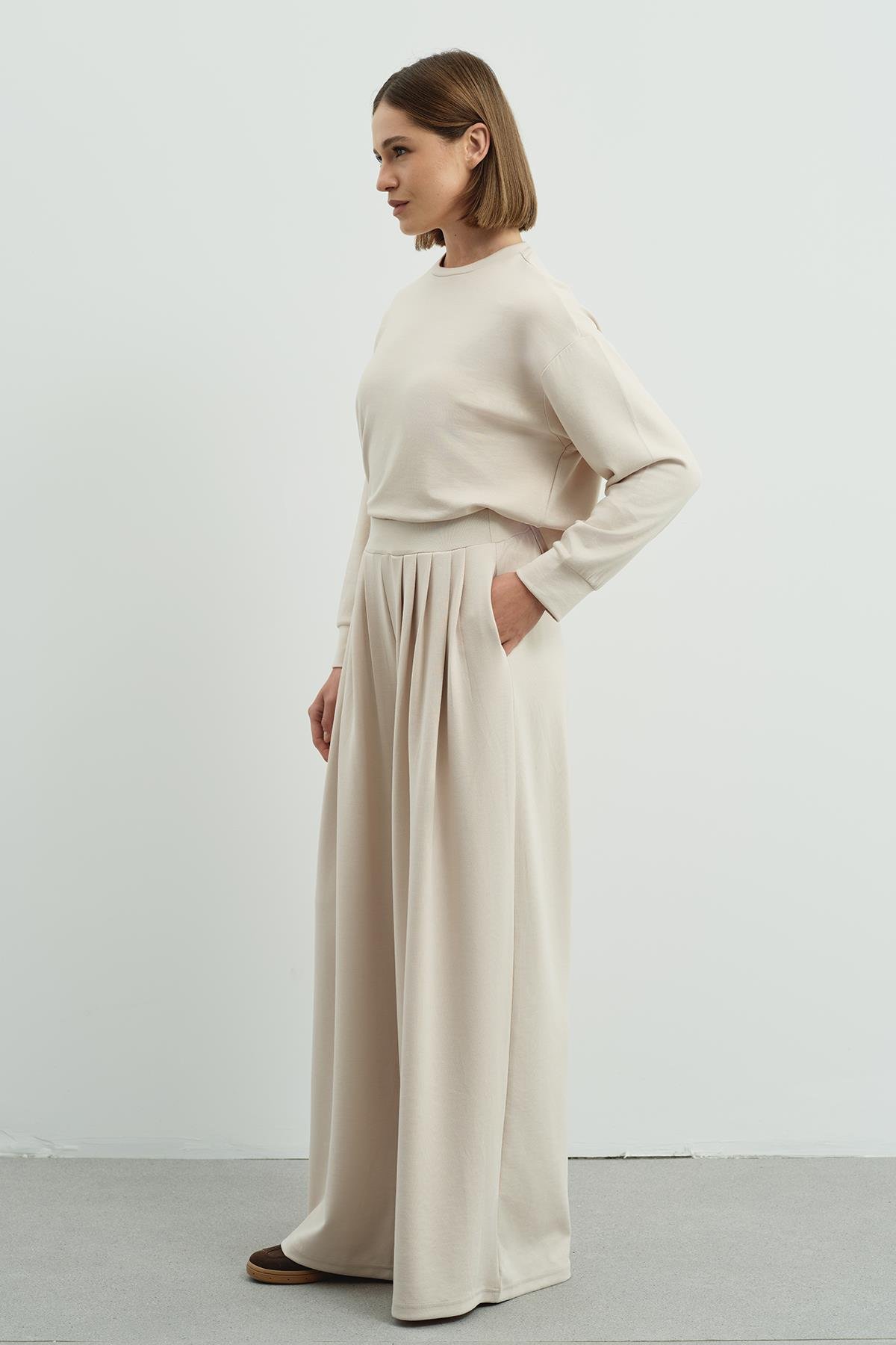 Pure Touch Basic Sweatshirt CC7005 Bej