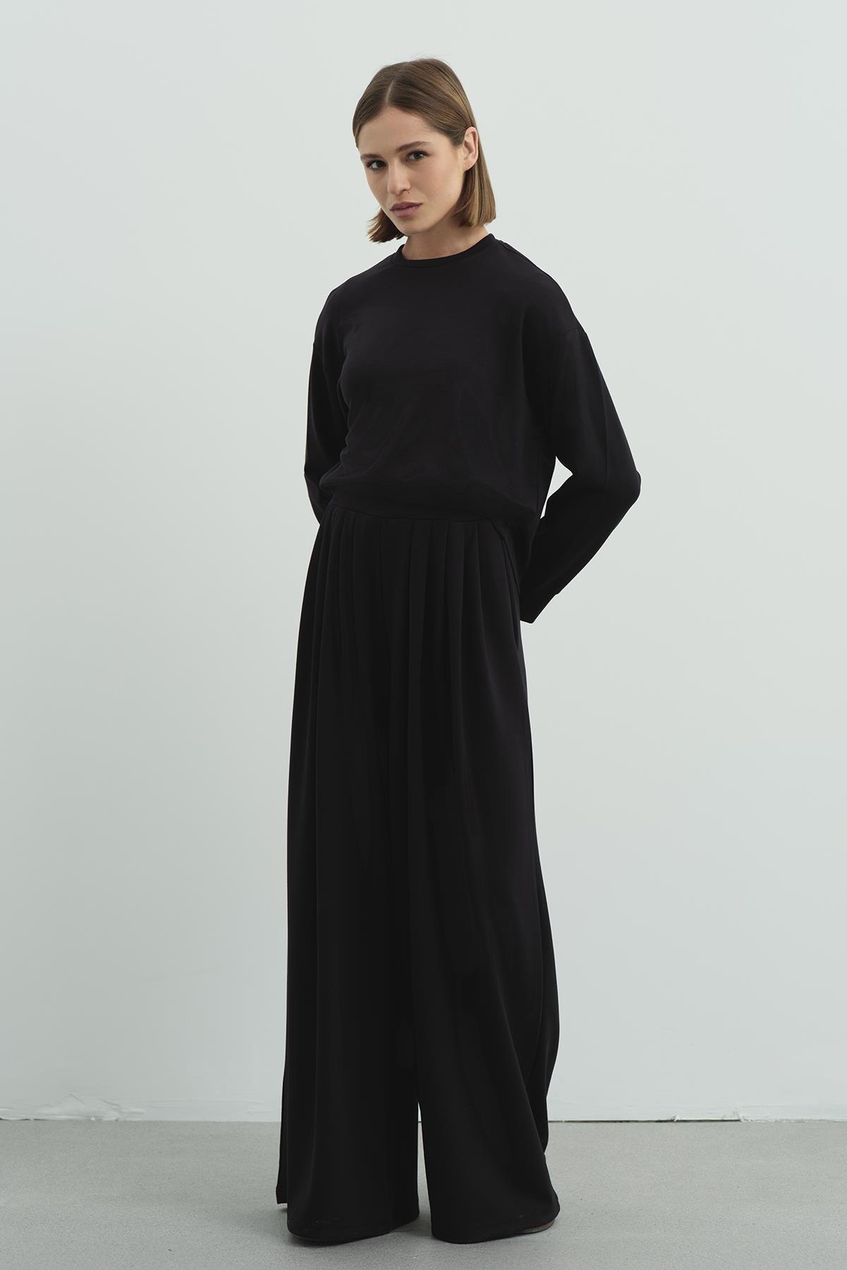 Pure Touch Basic Sweatshirt CC7005 Siyah