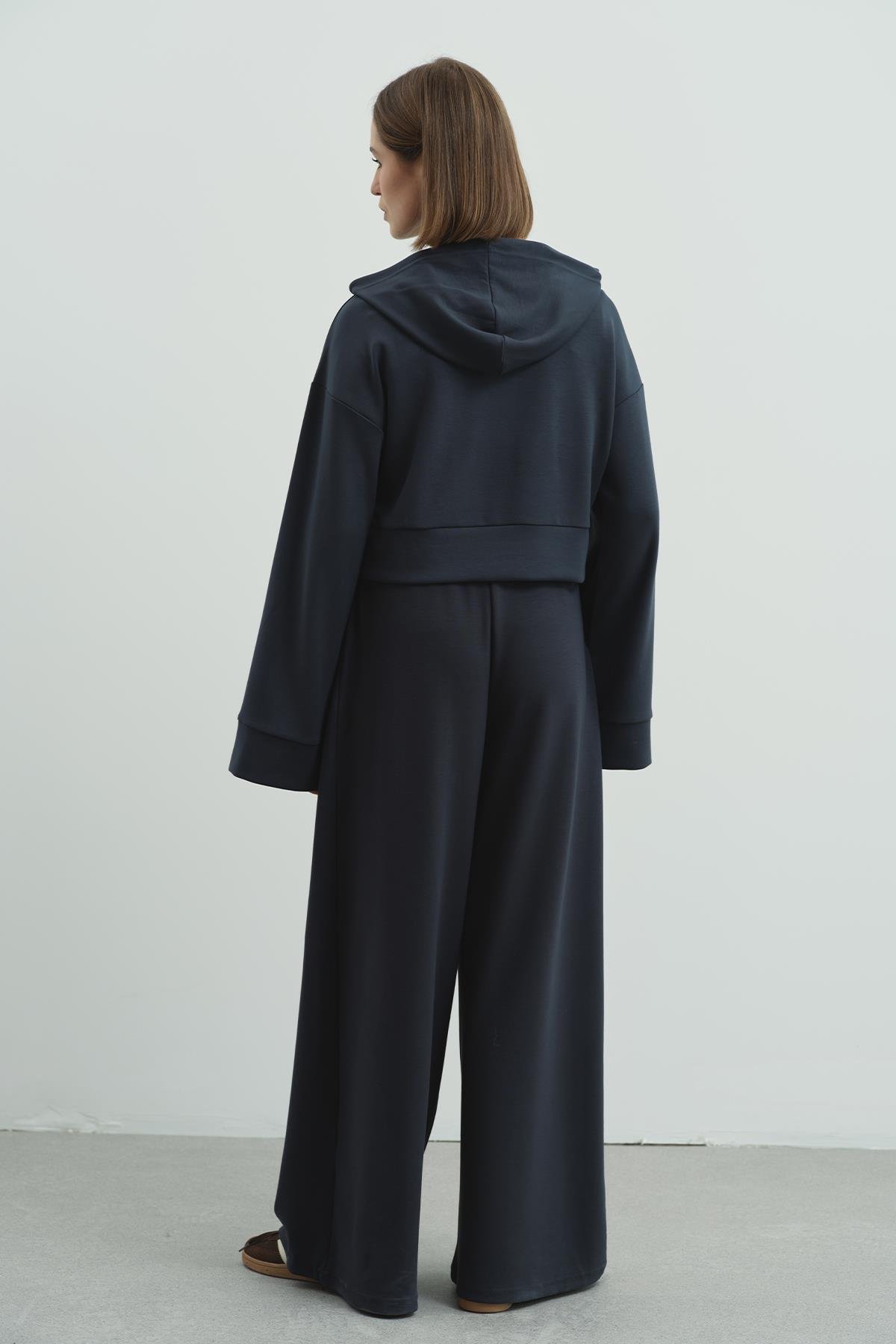 Pure Touch Kapüşonlu Sweat CC7004 Füme