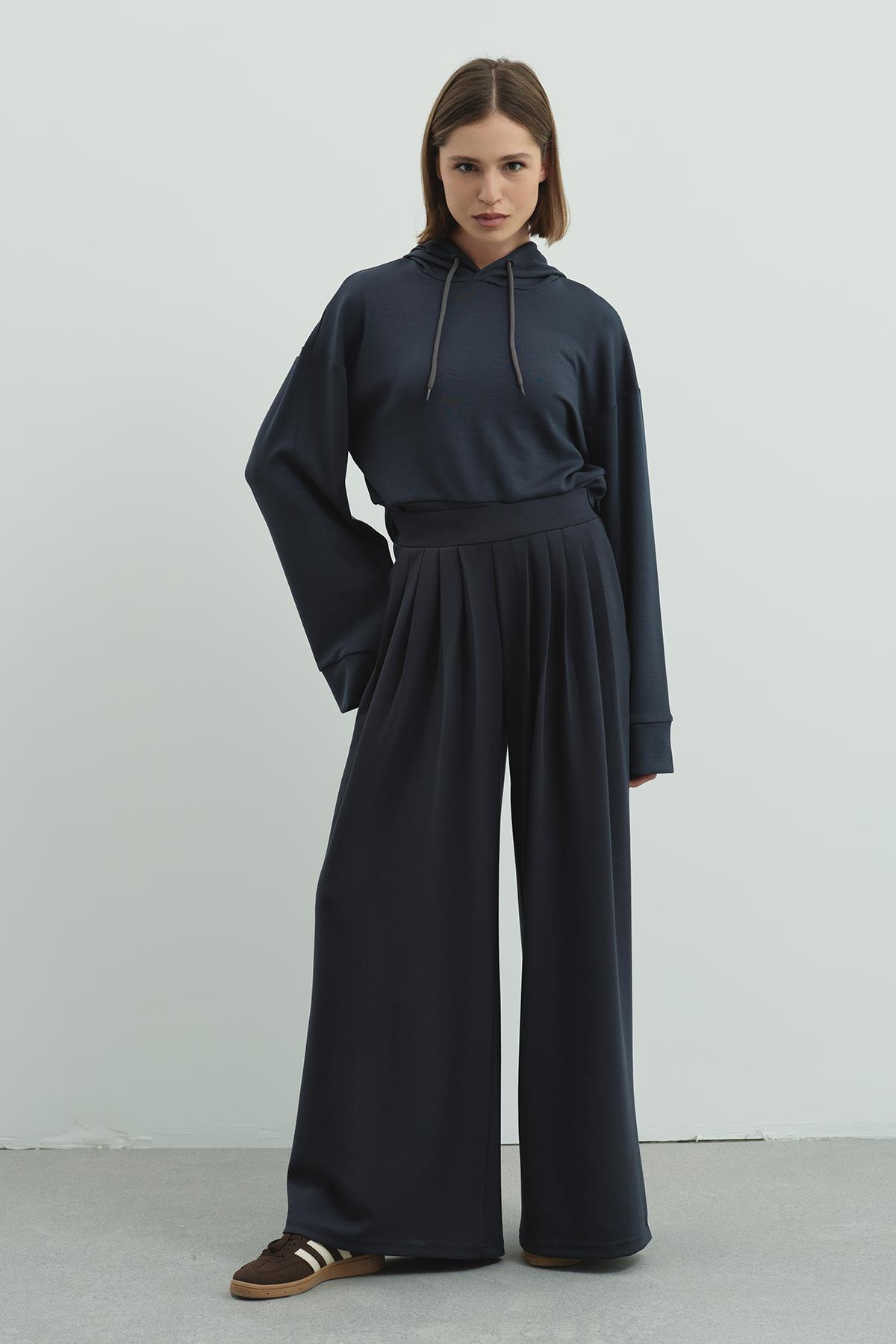 Pure Touch Kapüşonlu Sweat CC7004 Füme