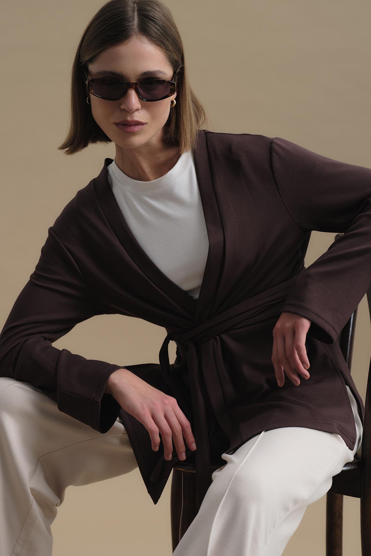 Pure Touch Kimono CC7001 Kahve