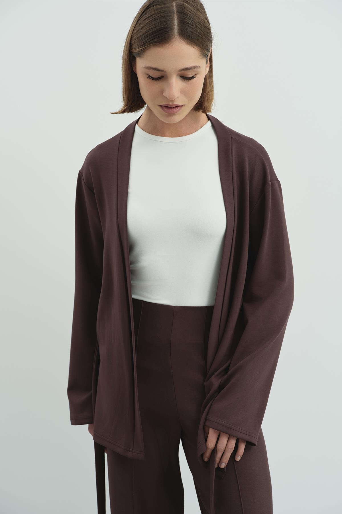 Pure Touch Kimono CC7001 Kahve