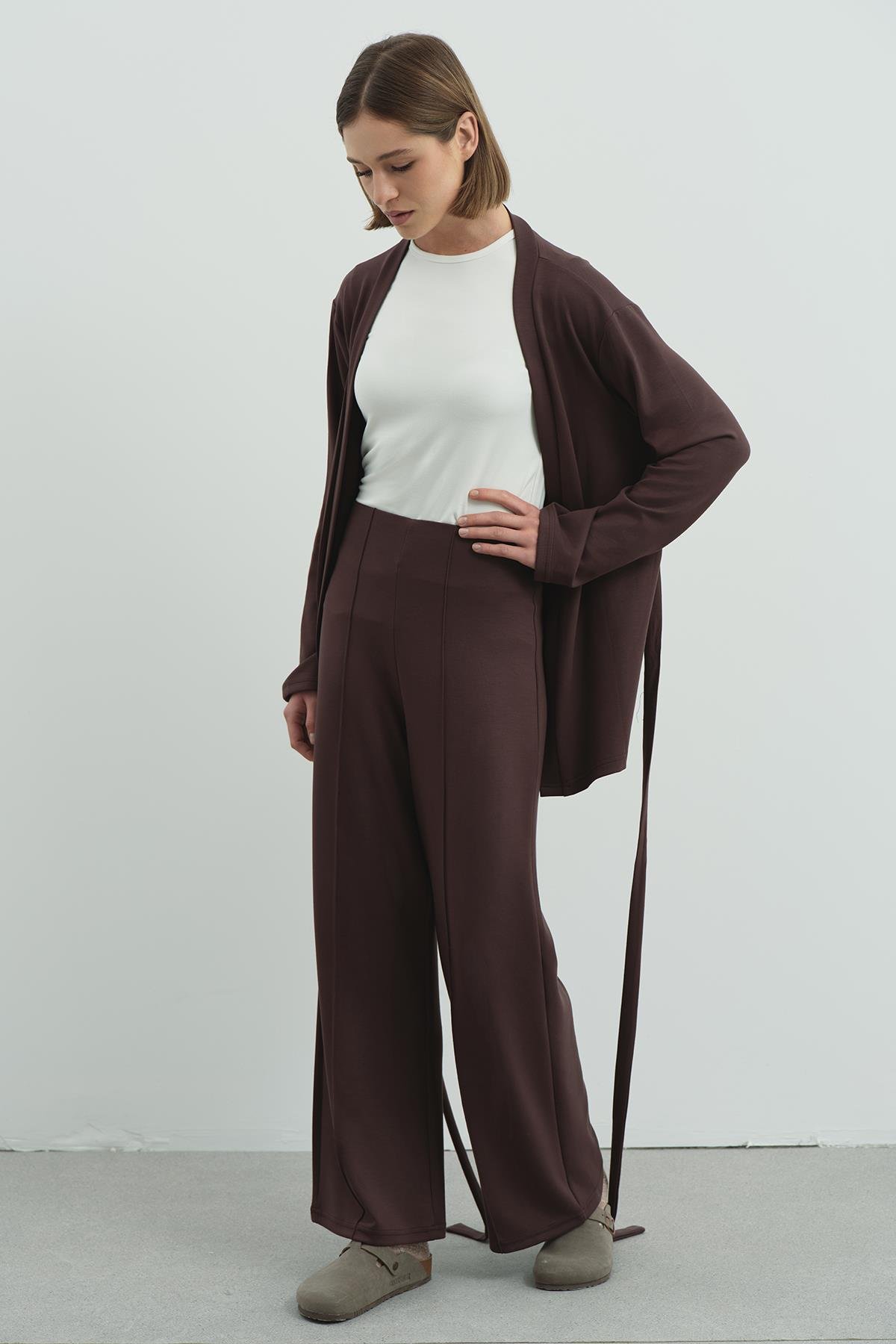 Pure Touch Kimono CC7001 Kahve