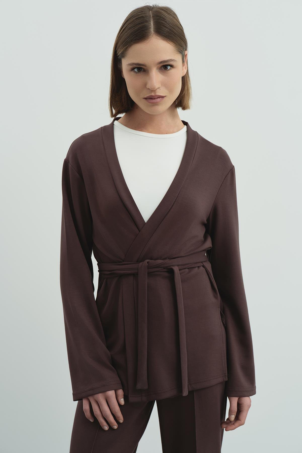 Pure Touch Kimono CC7001 Kahve