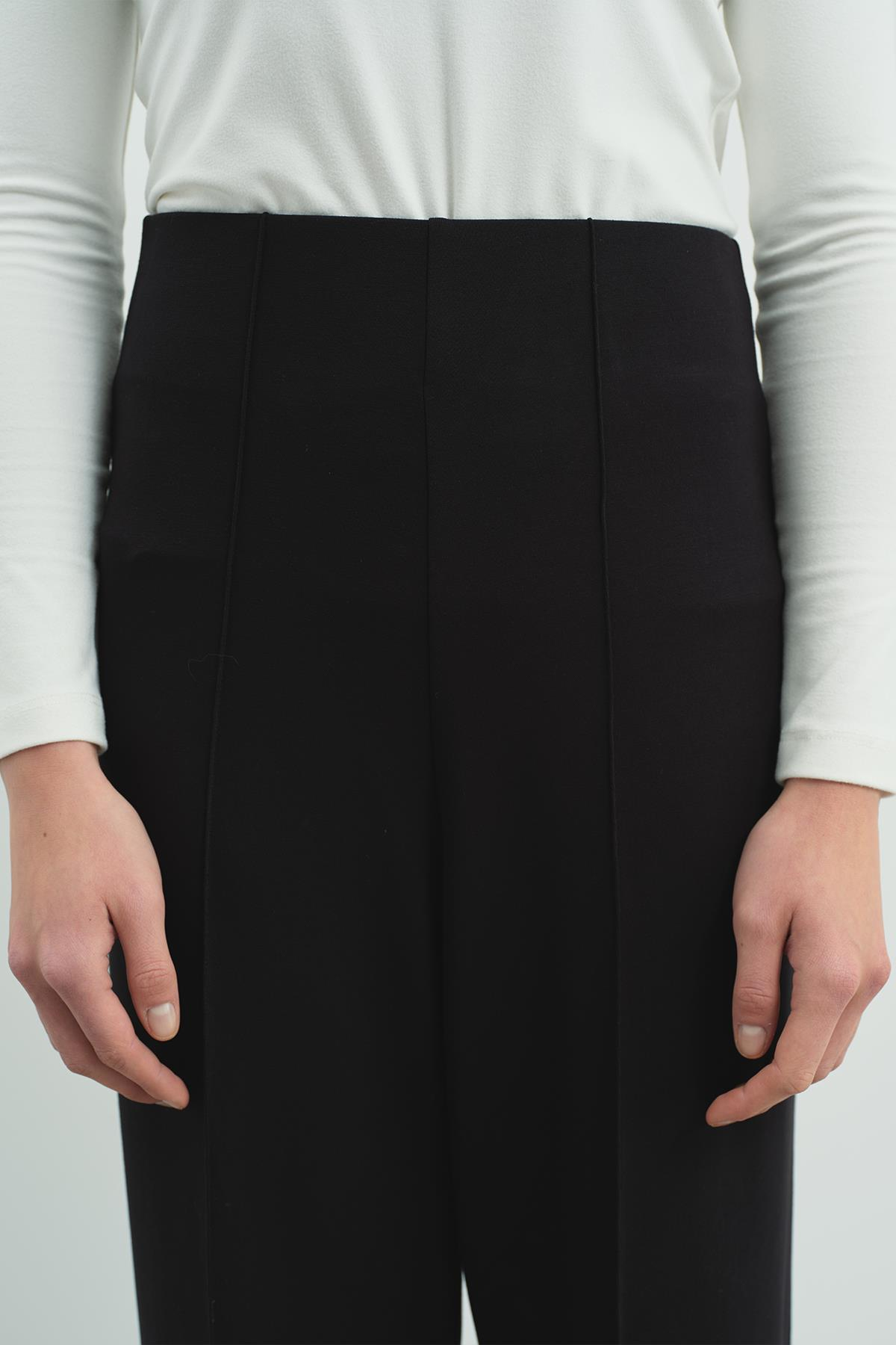 Pure Touch Nervür Dikişli Pantolon CC7003 Siyah