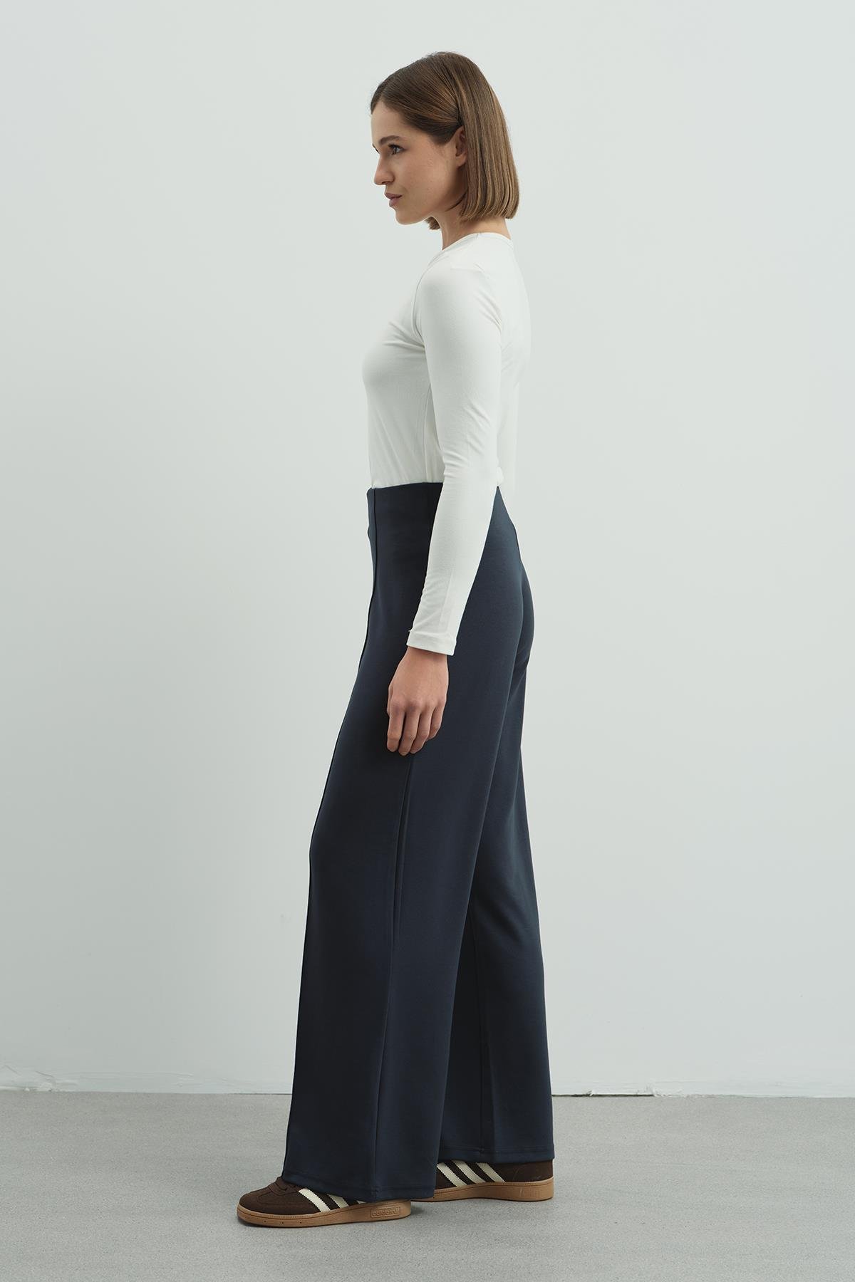 Pure Touch Nervür Dikişli Pantolon CC7003 Füme