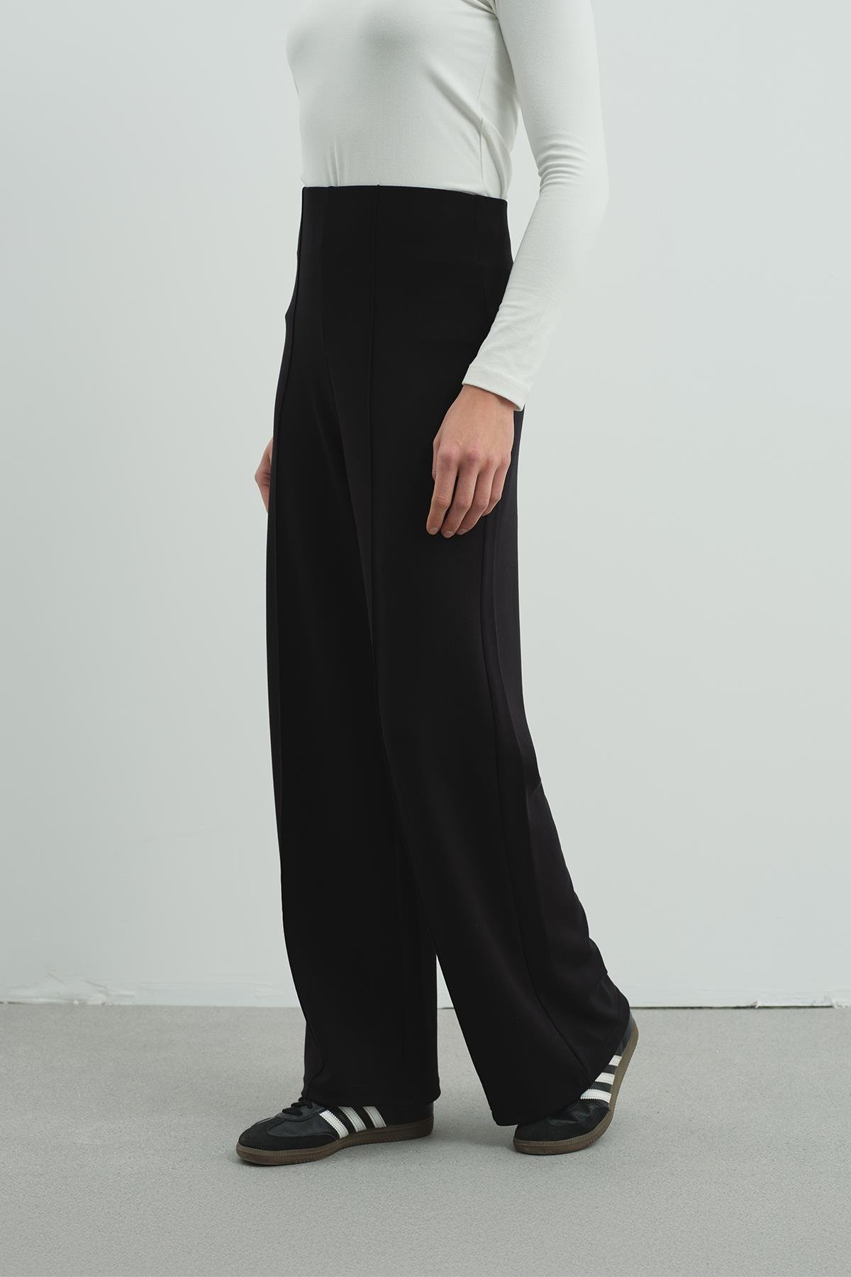 Pure Touch Nervür Dikişli Pantolon CC7003 Siyah