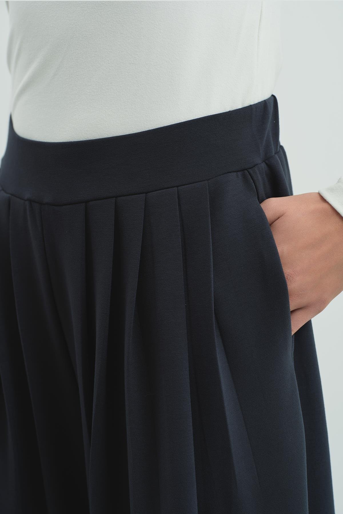 Pure Touch Pileli Bol Pantolon CC7006 Füme