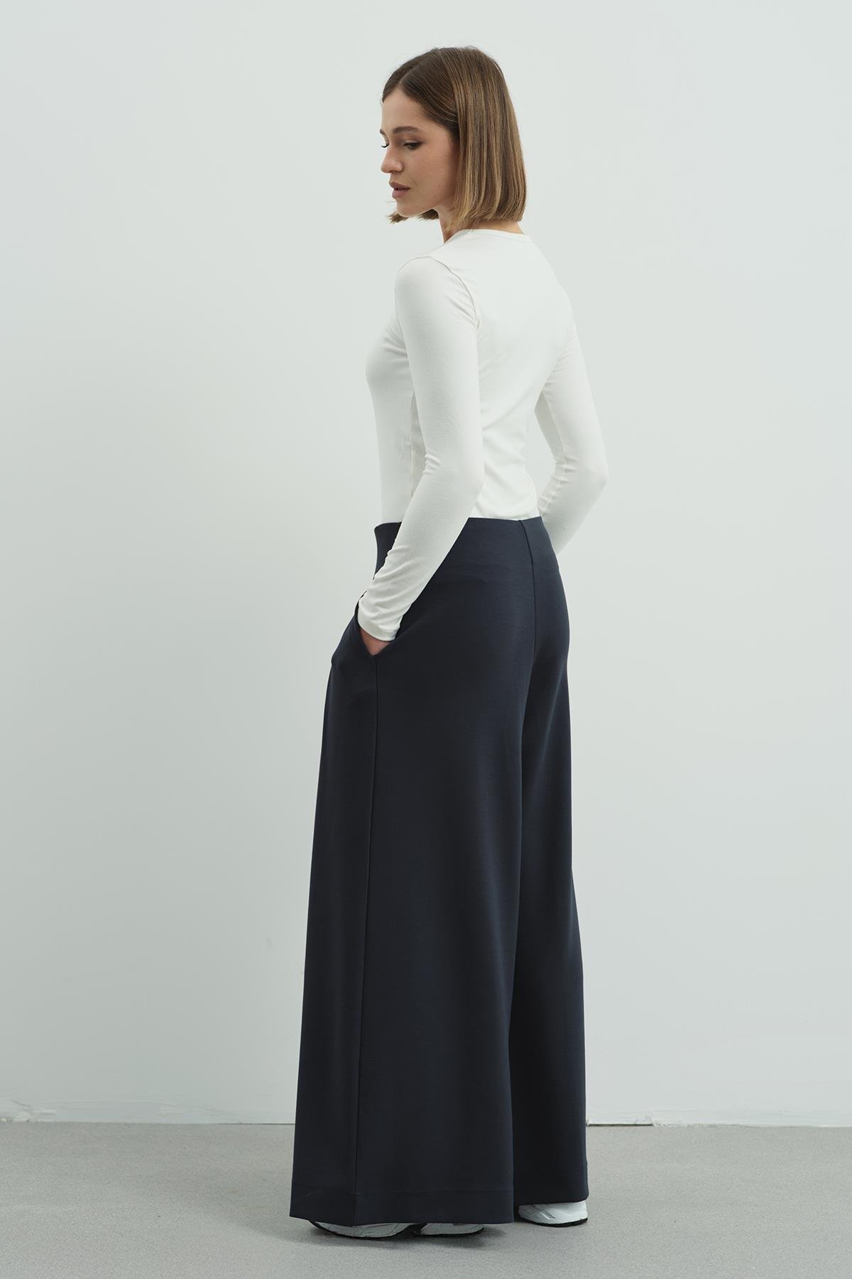 Pure Touch Tek Pileli Pantolon CC7007 Füme