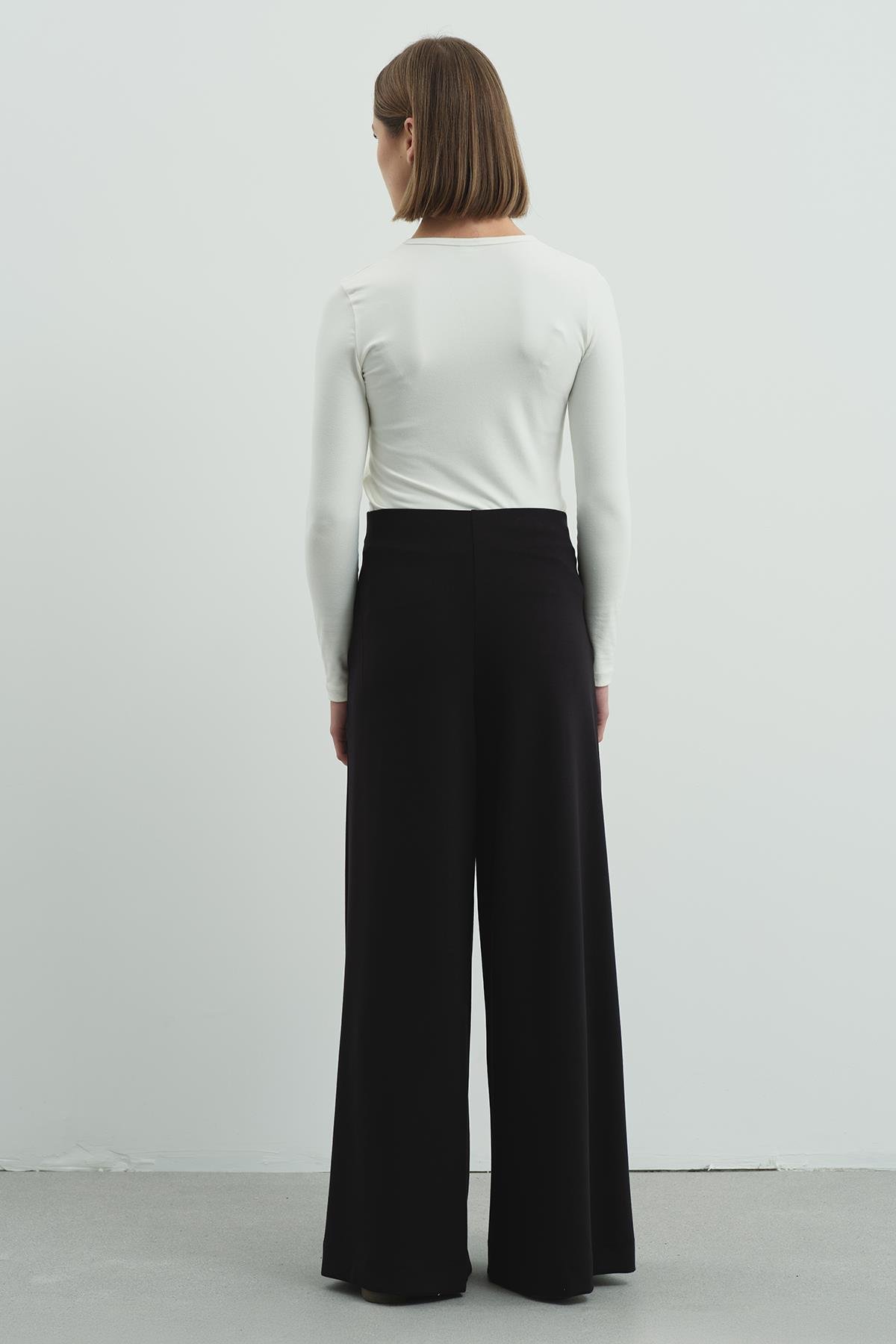 Pure Touch Tek Pileli Pantolon CC7007 Siyah