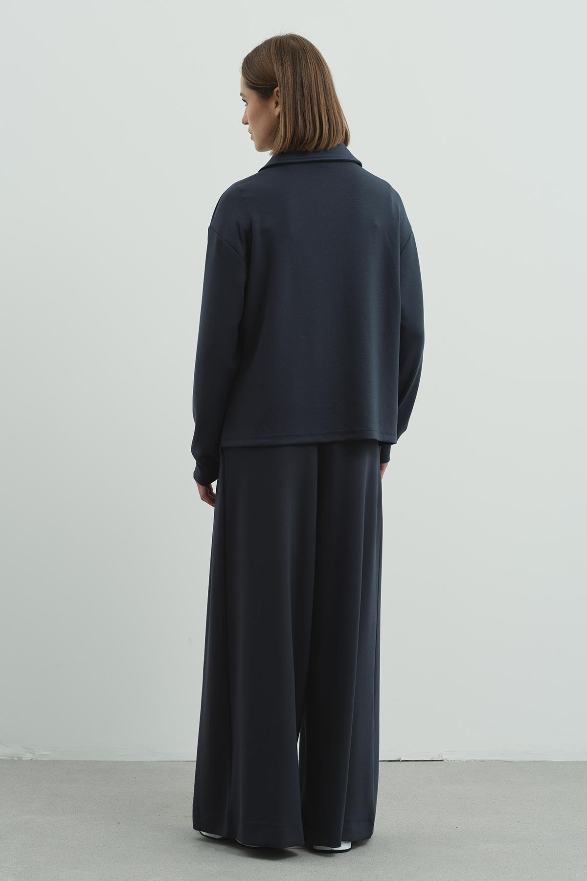 Pure Touch Tek Pileli Pantolon CC7007 Füme