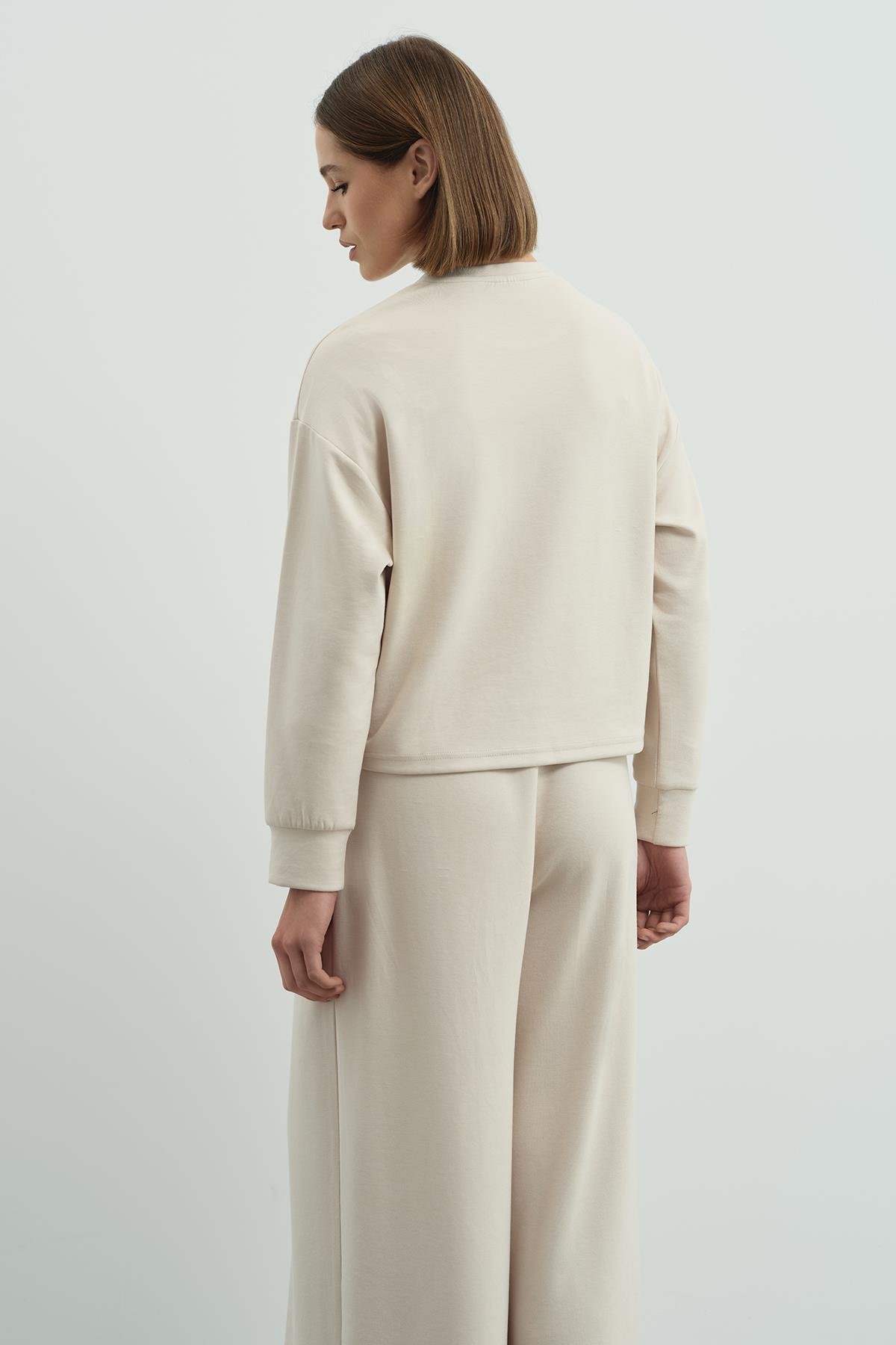 Pure Touch Tek Pileli Pantolon CC7007 Bej