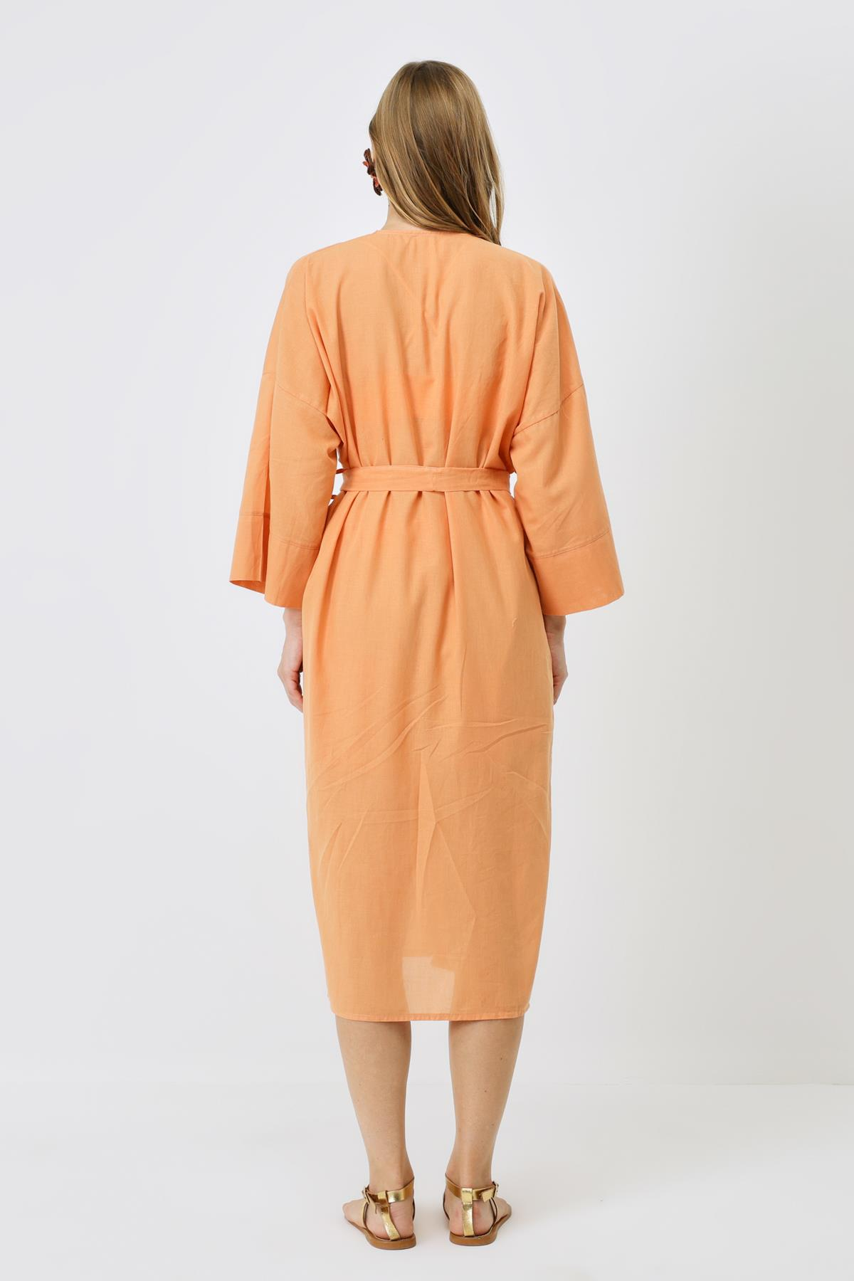 Şortlu Kimono Takım 9069 Kavun İçi