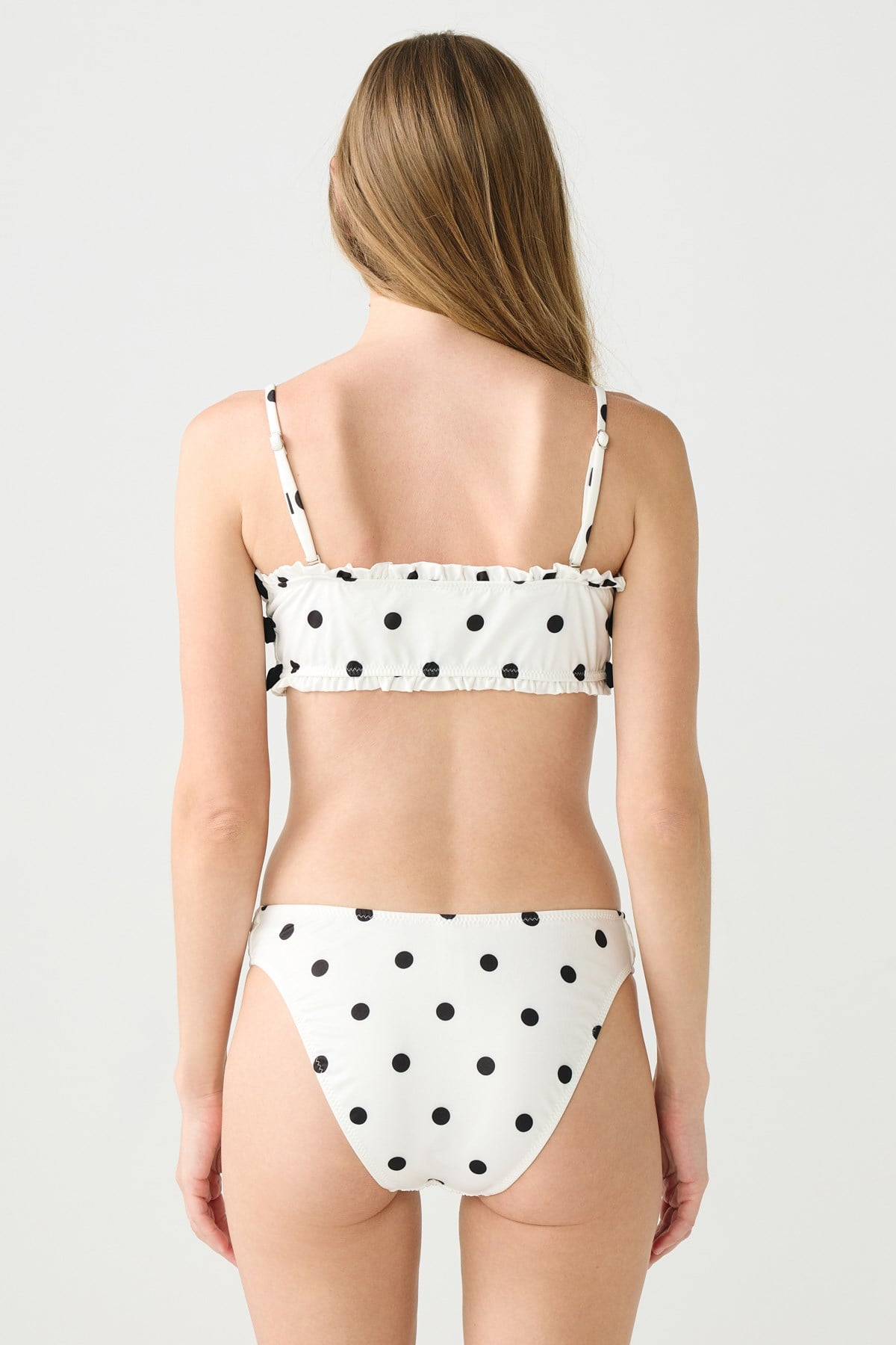 Straplez Bikini Takım 2671 Beyaz