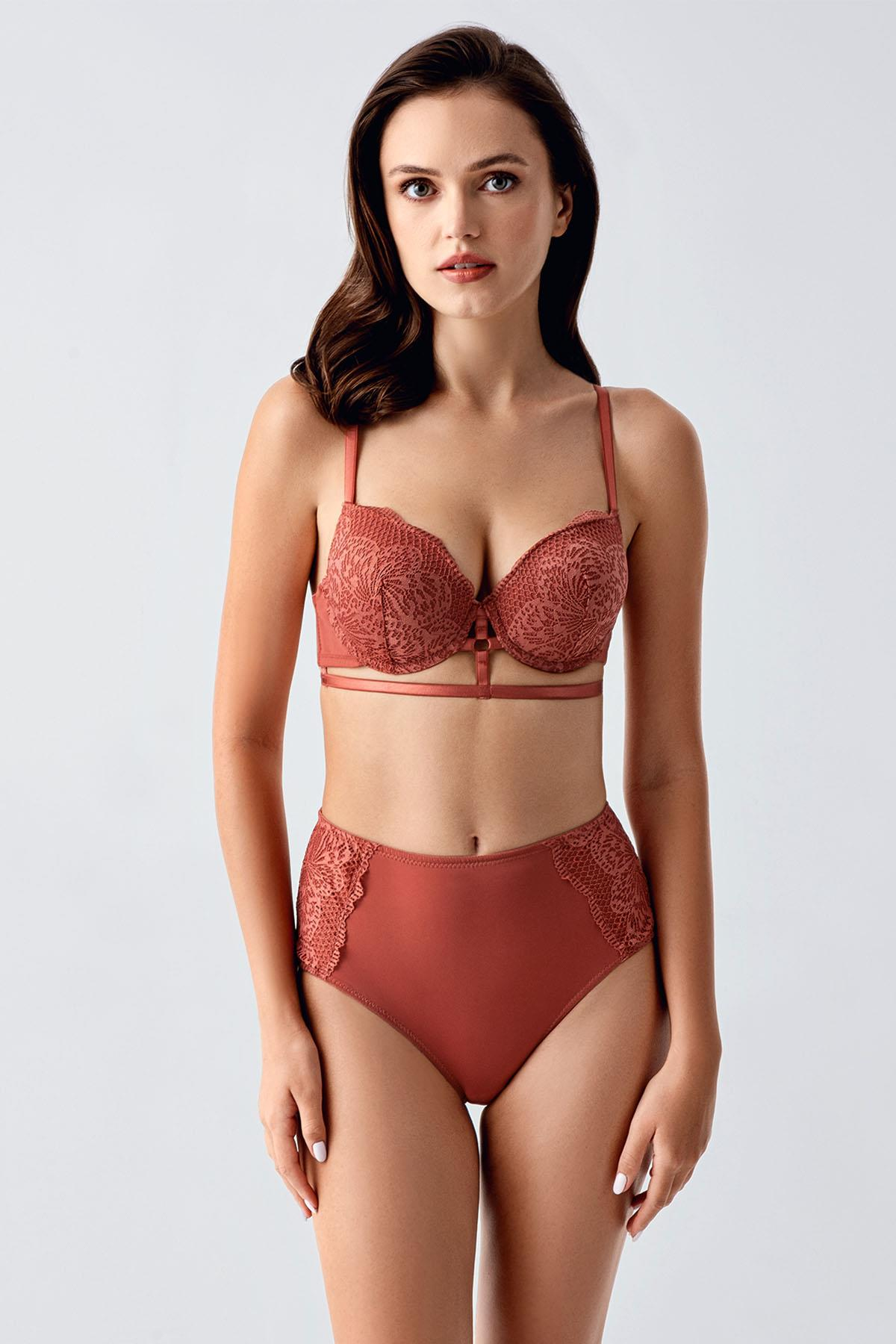 Sütyen Külot Takım C14163 Kiremit