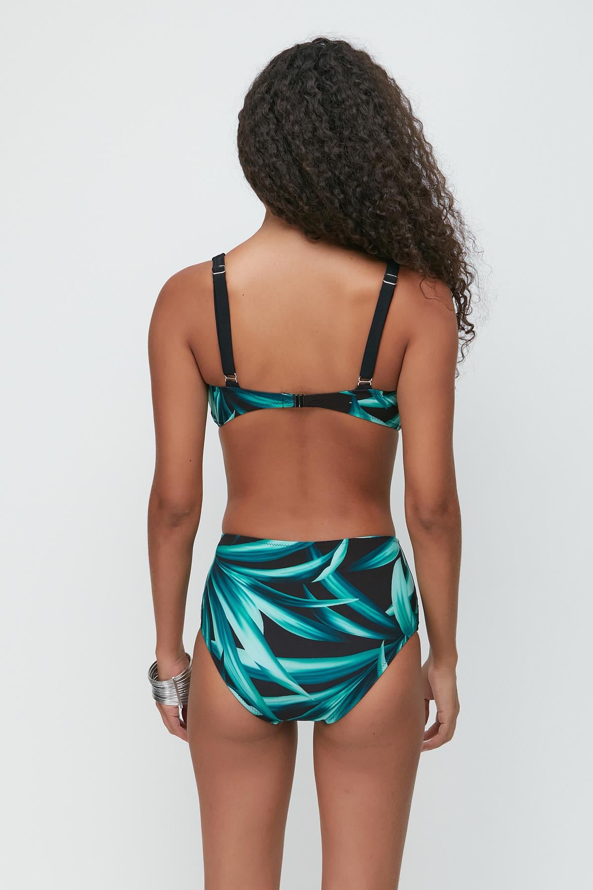 Toparlayıcı Bikini Takım 3247 Yeşil