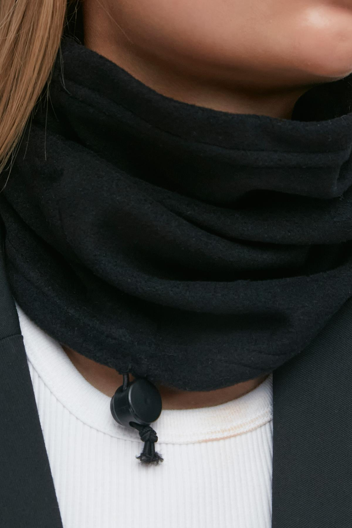 Unisex Polar Çok Fonksiyonlu Boyunluk Bere 8005 Siyah