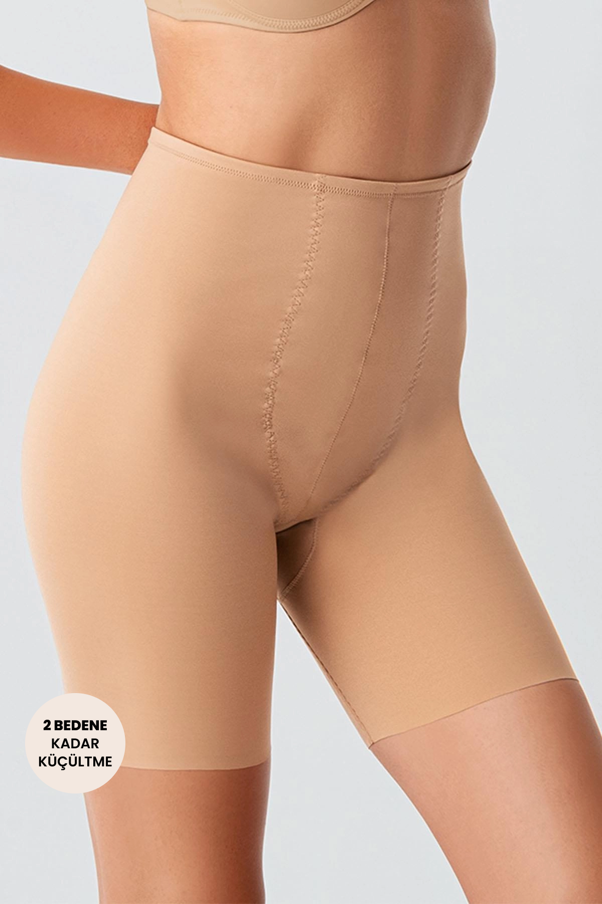 Uzun Lazer Kesim Boxer Korse 9602 Ten