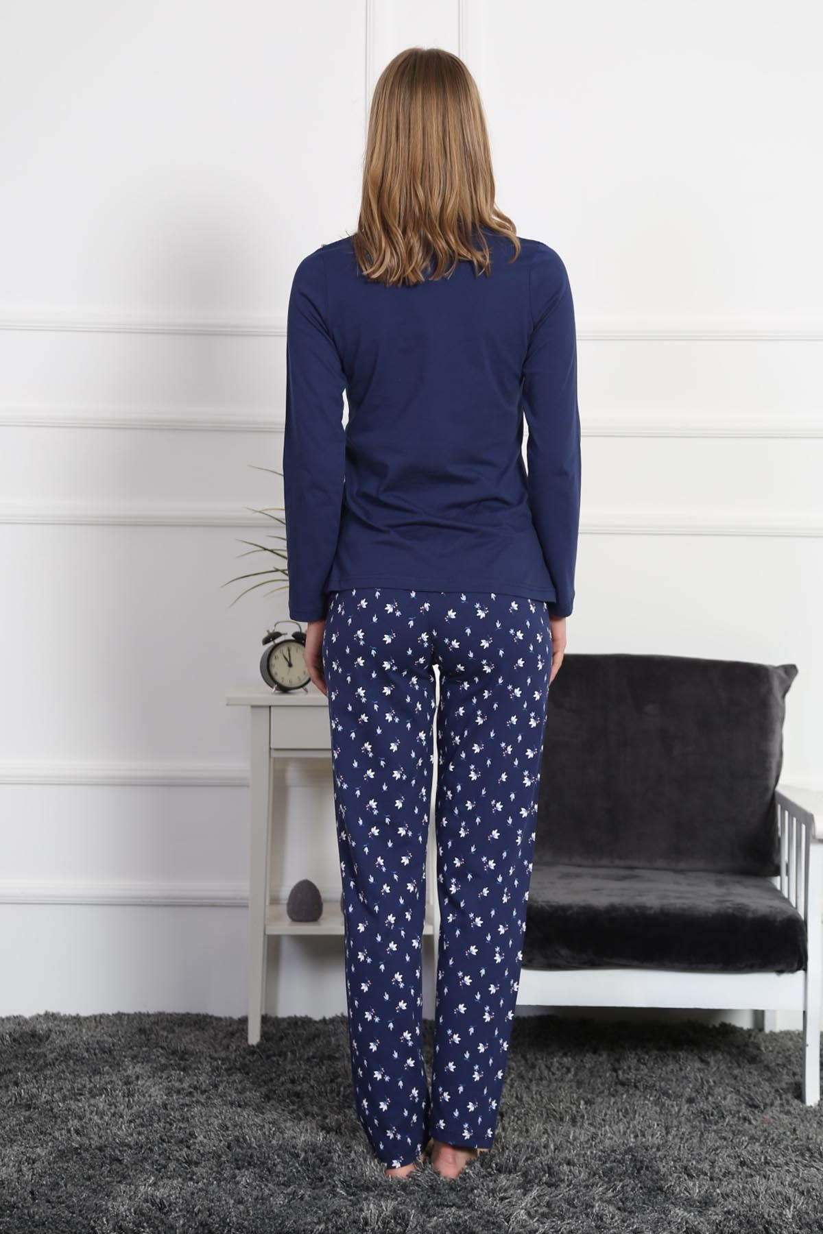 Vienetta Kadın Pijama Takım 8030451780 İndigo