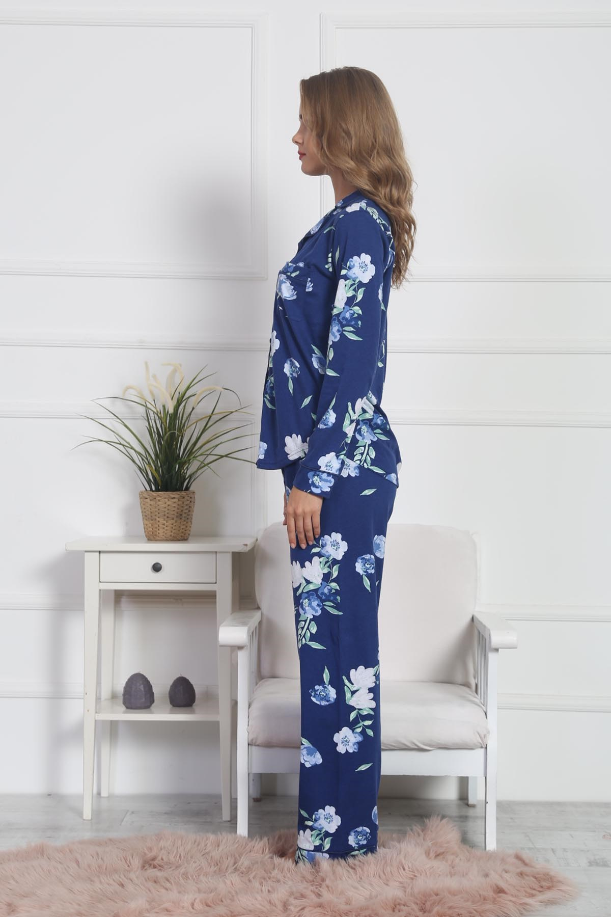 Vienetta Kadın Pijama Takım 8040980004 Lacivert