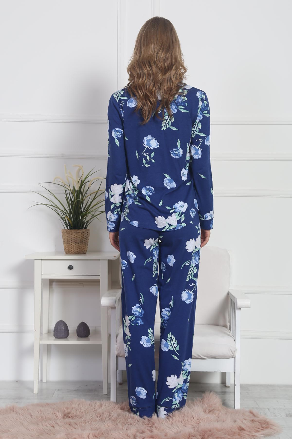 Vienetta Kadın Pijama Takım 8040980004 Lacivert