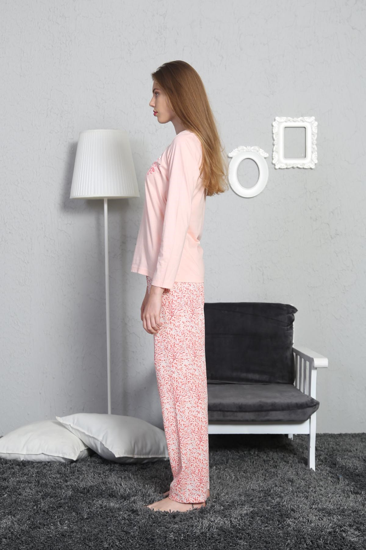 Vienetta Kadın Pijama Takım 8050044078 Toz Pembe