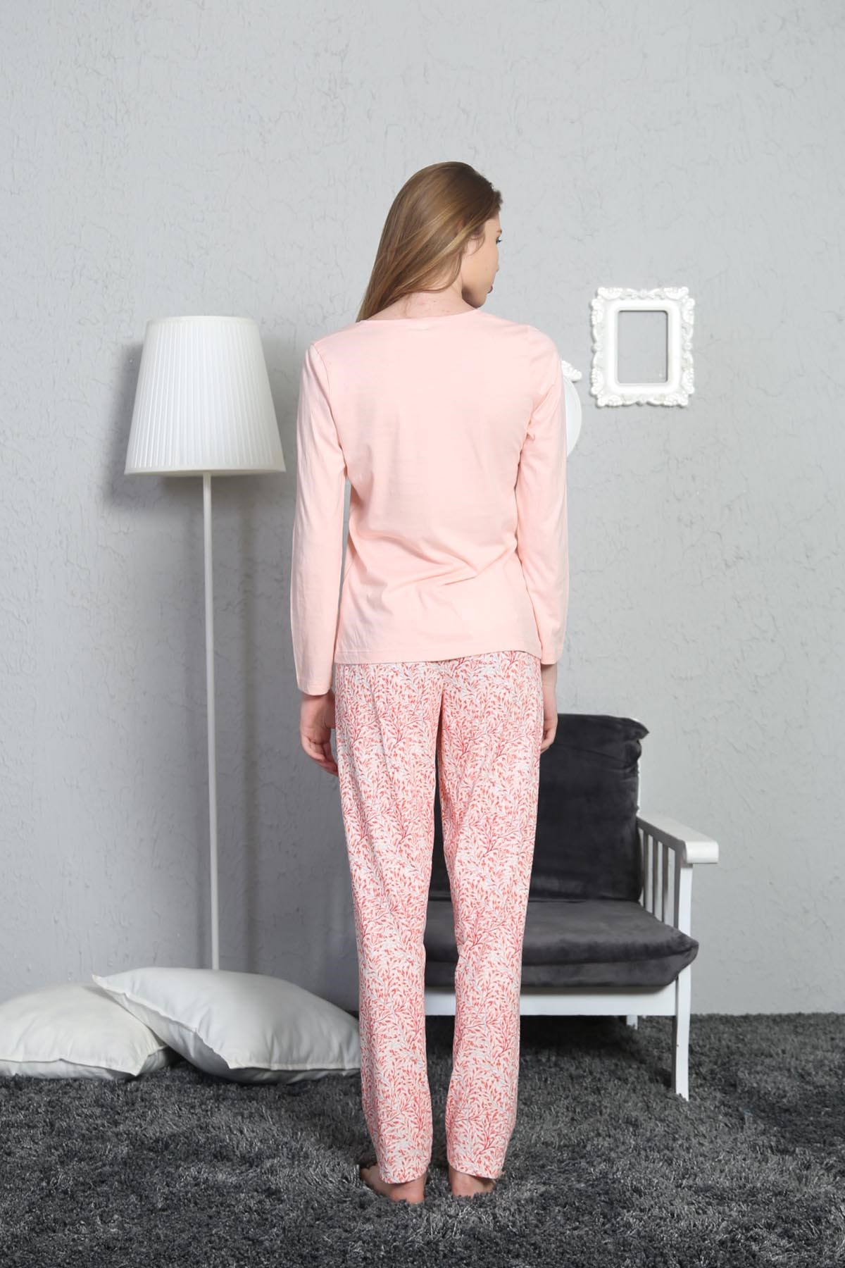 Vienetta Kadın Pijama Takım 8050044078 Toz Pembe