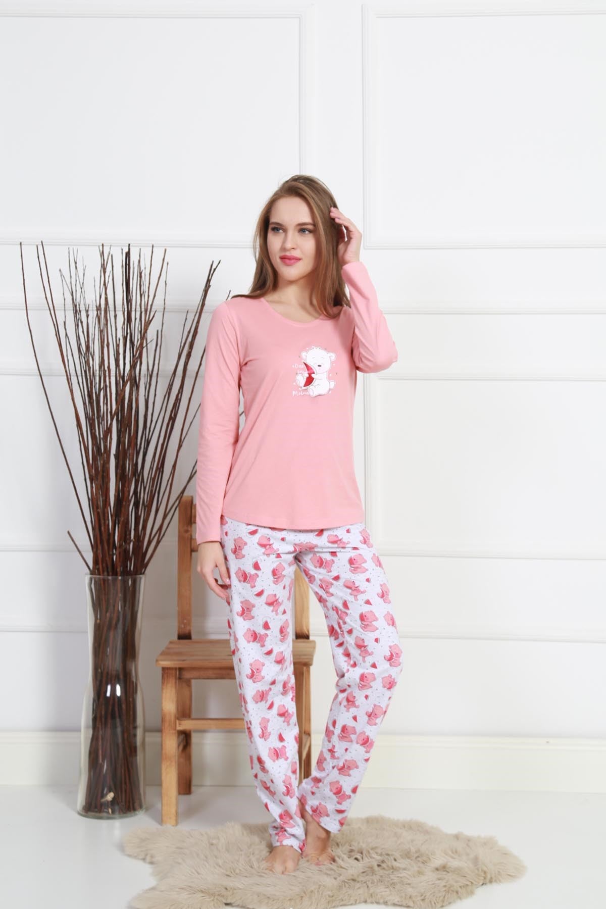 Vienetta Kadın Pijama Takım 8111841572 Pembe