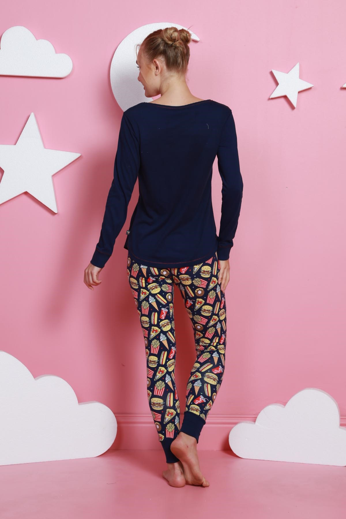 Vienetta Kadın Pijama Takım 9021065258 İndigo