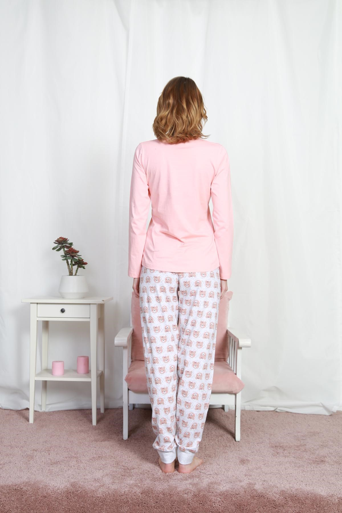 Vienetta Kadın Pijama Takım 9030303753 Pembe