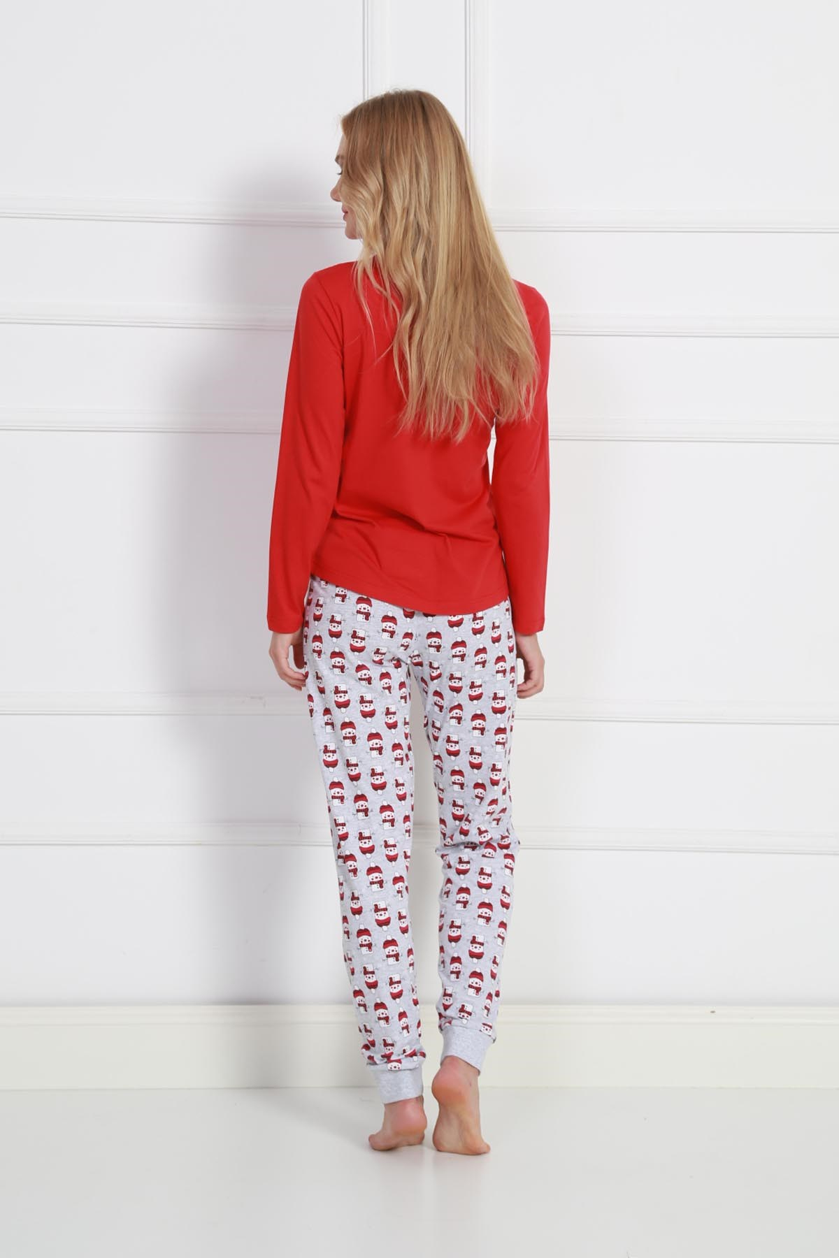 Vienetta Kadın Pijama Takım 9030313756 Kırmızı