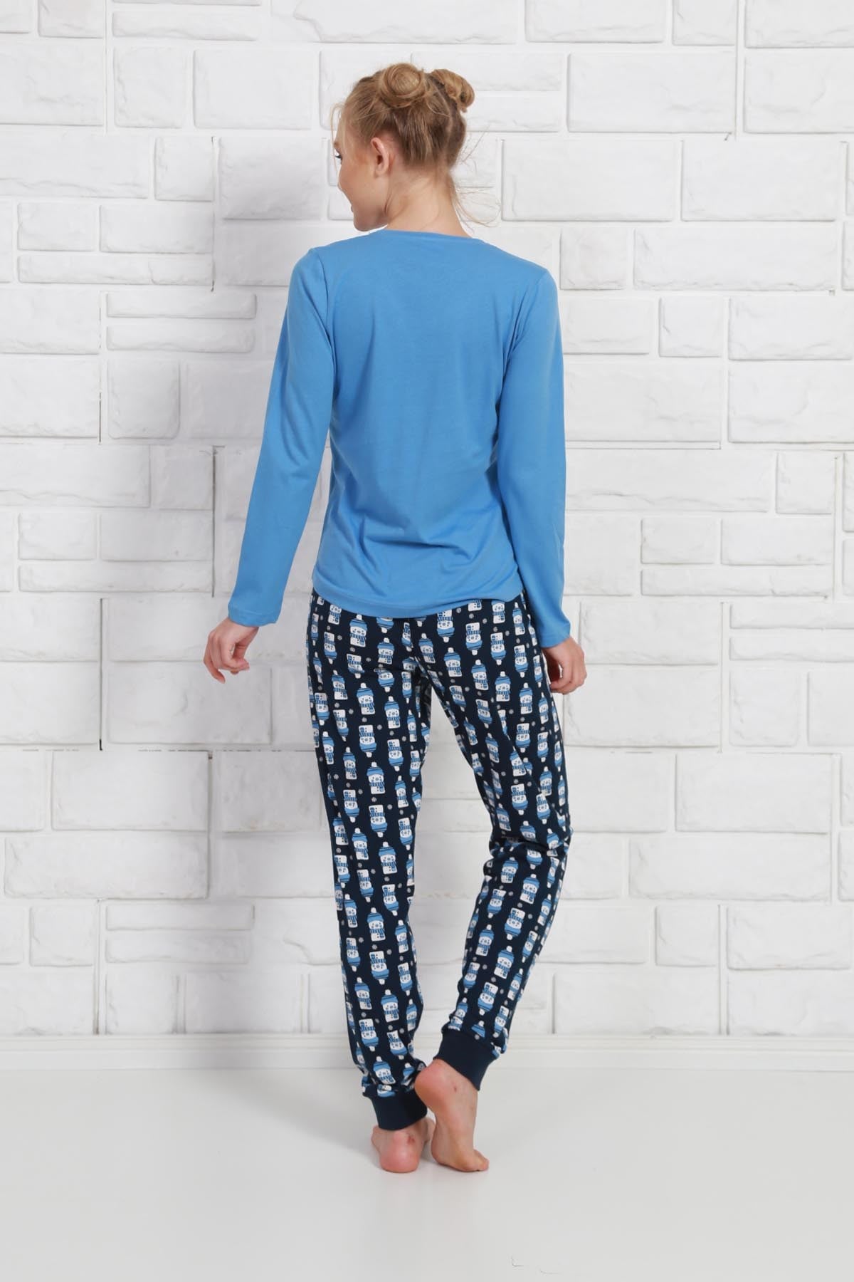 Vienetta Kadın Pijama Takım 9030313756 Mavi