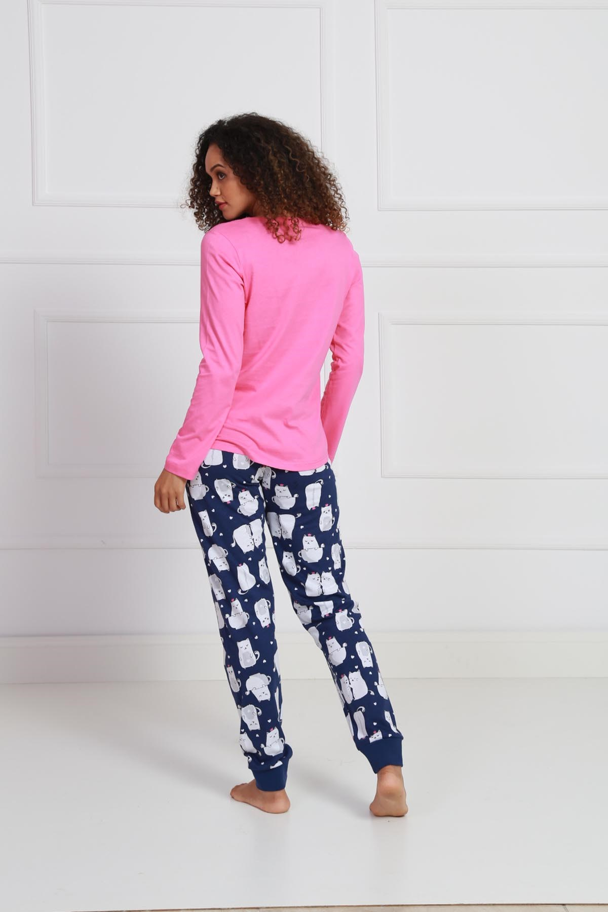 Vienetta Kadın Pijama Takım 9030424646 Pembe