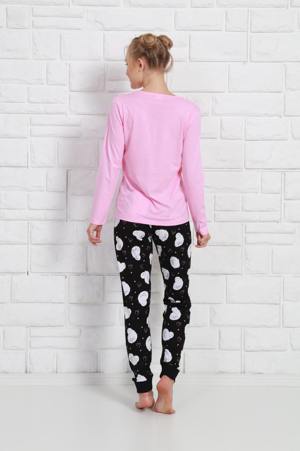 Vienetta Kadın Pijama Takım 9030495584 Pembe