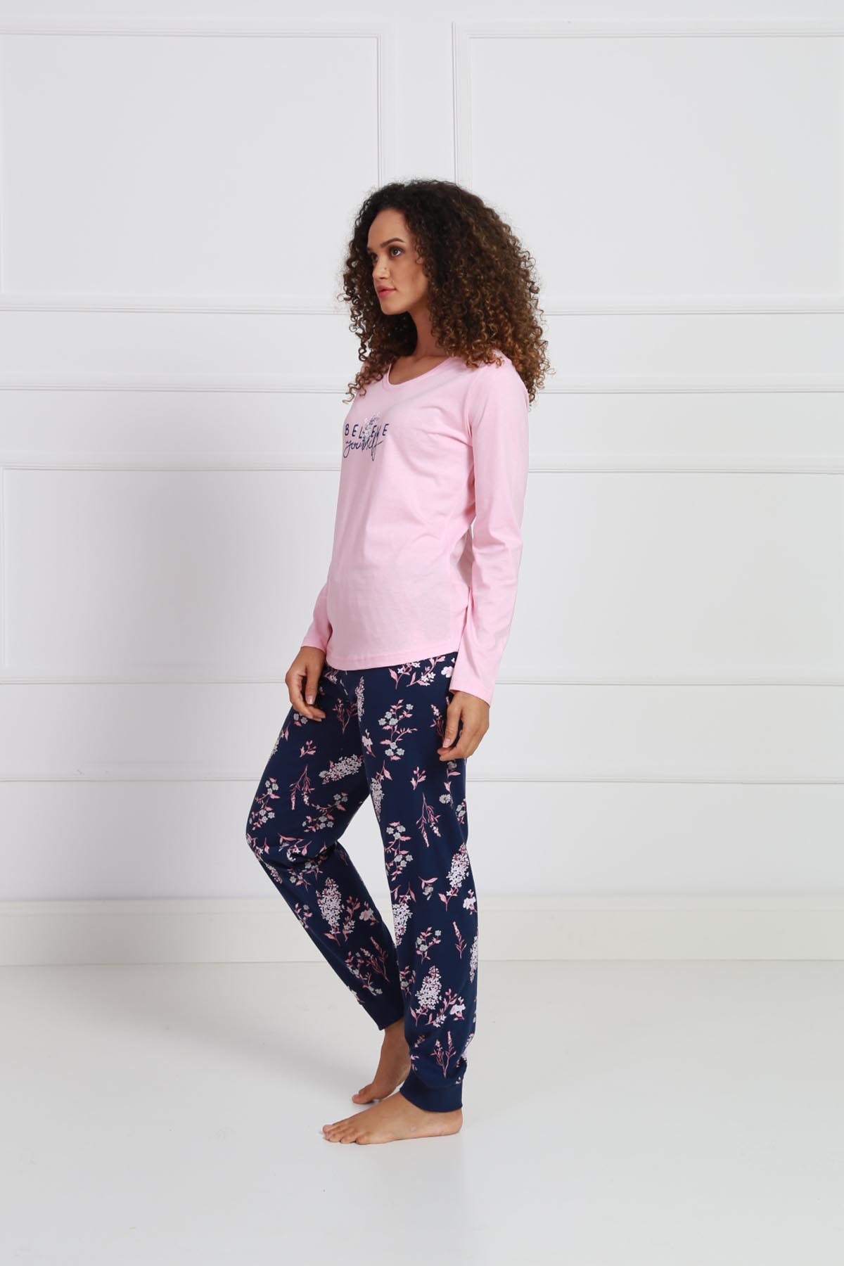 Vienetta Kadın Pijama Takım 9032917693 Gül Kurusu