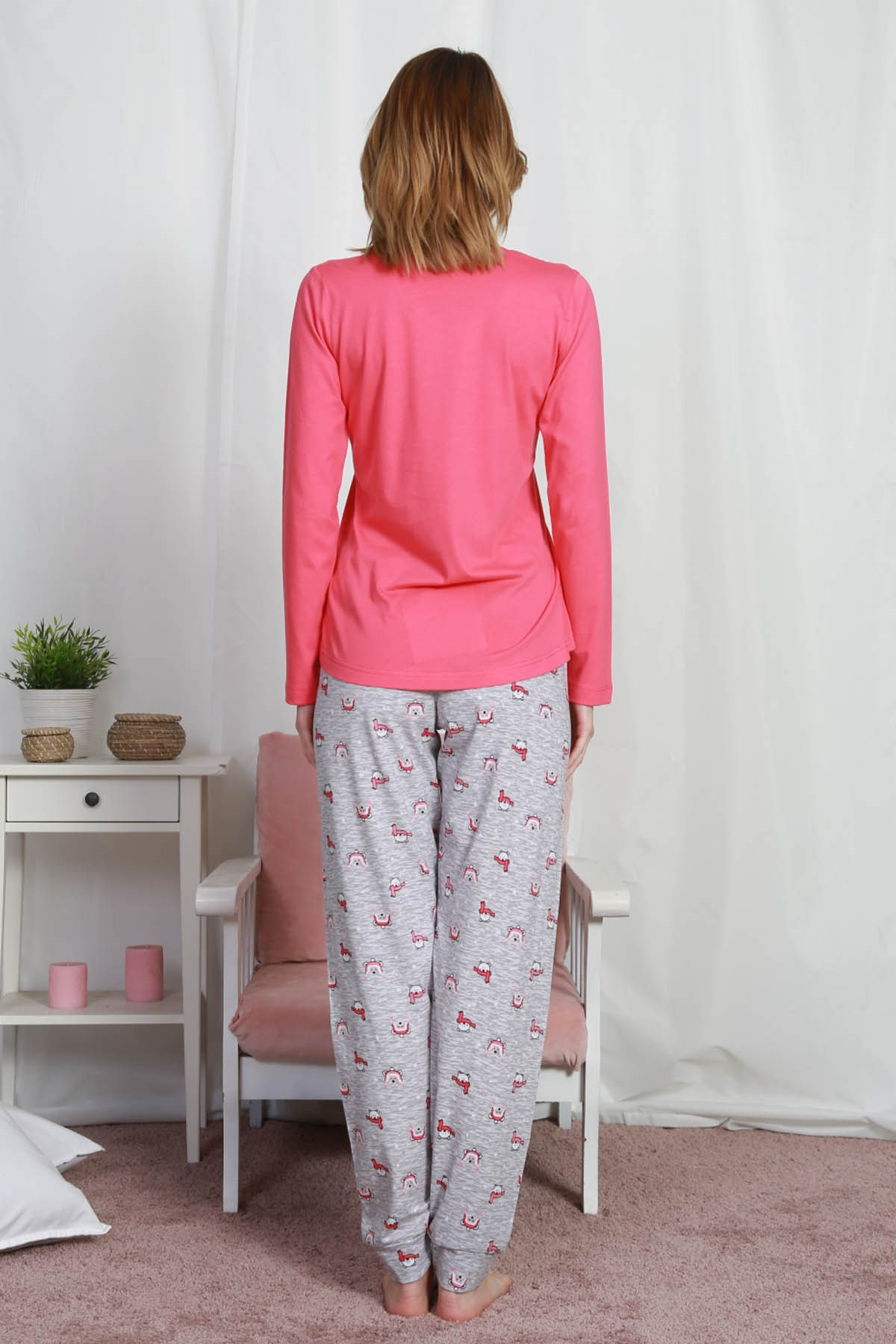 Vienetta Kadın Pijama Takım 9032970381 Kırmızı